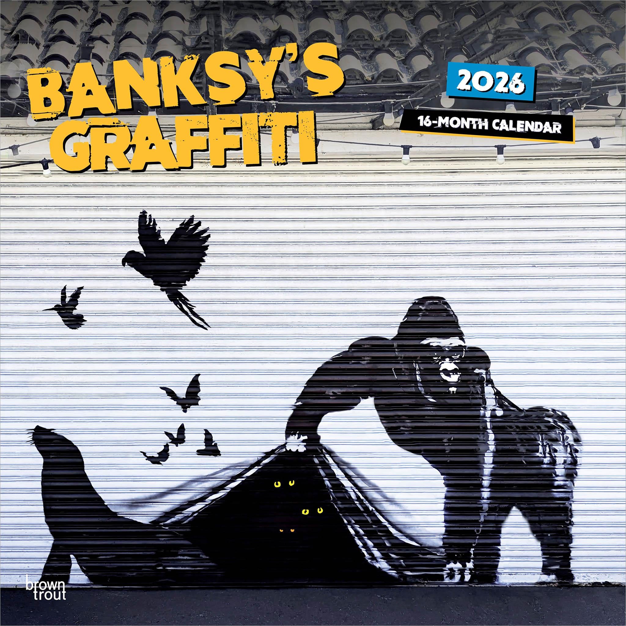 Calendrier mural Banksy Graffiti 2026