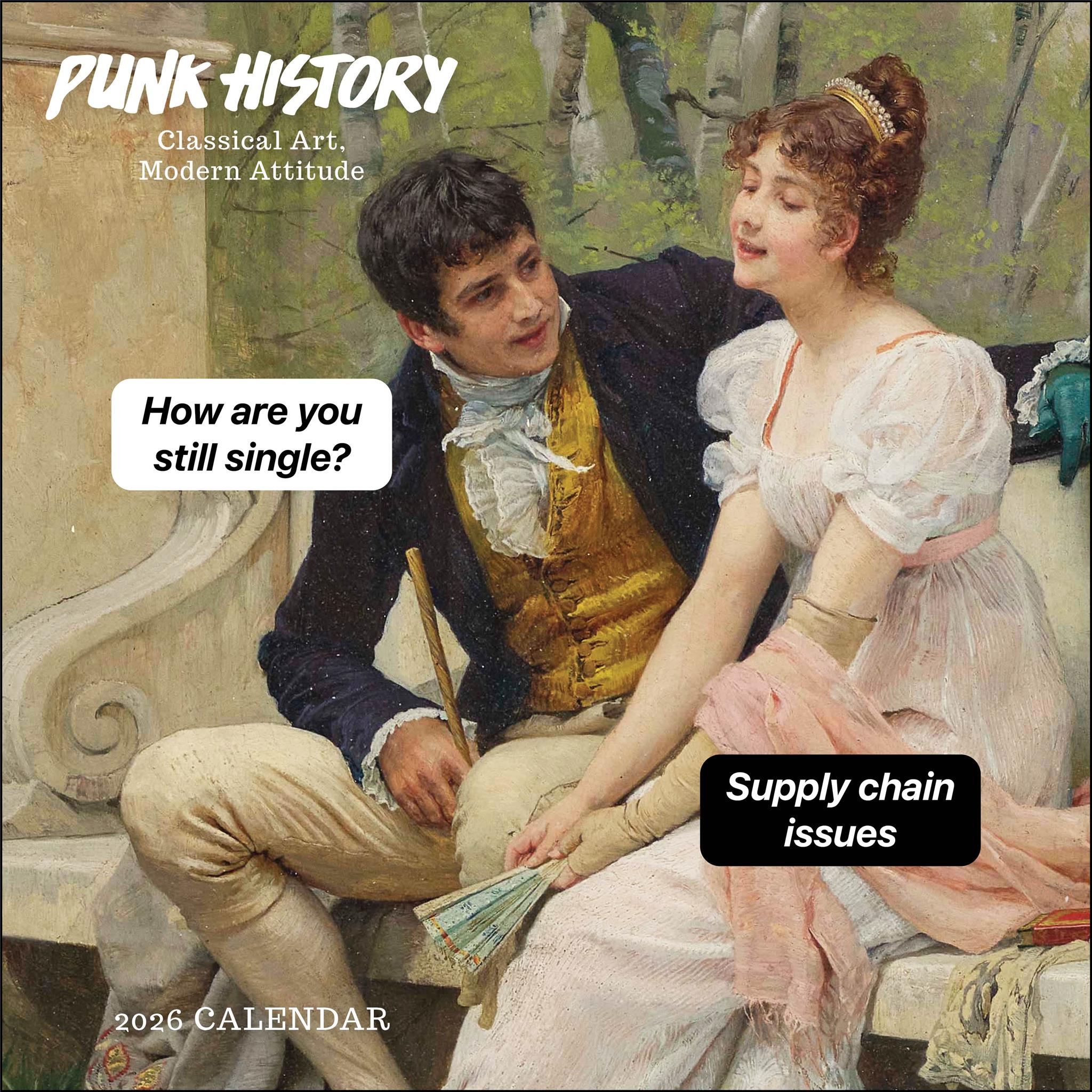 Calendrier mural Punk History 2026 - Disponible uniquement en ligne