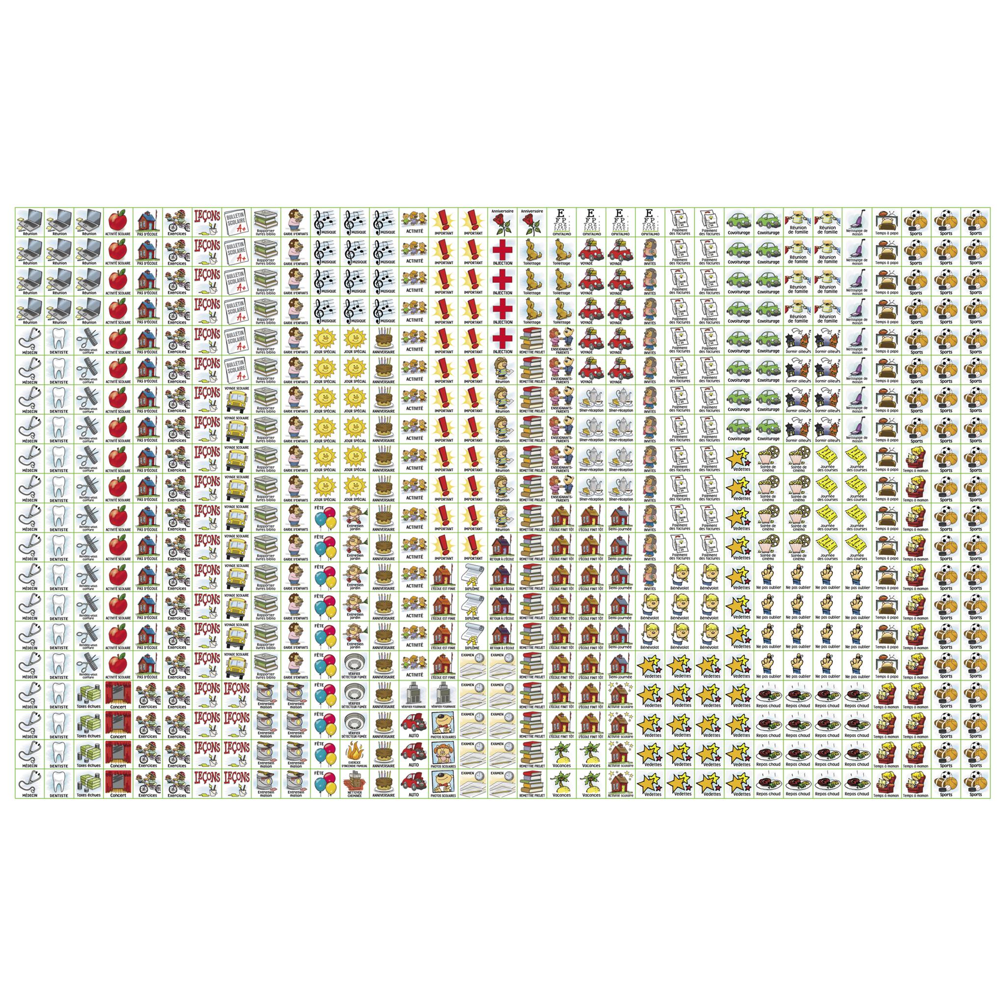 Calendrier mural de luxe Motherword 2025-2026 (français)