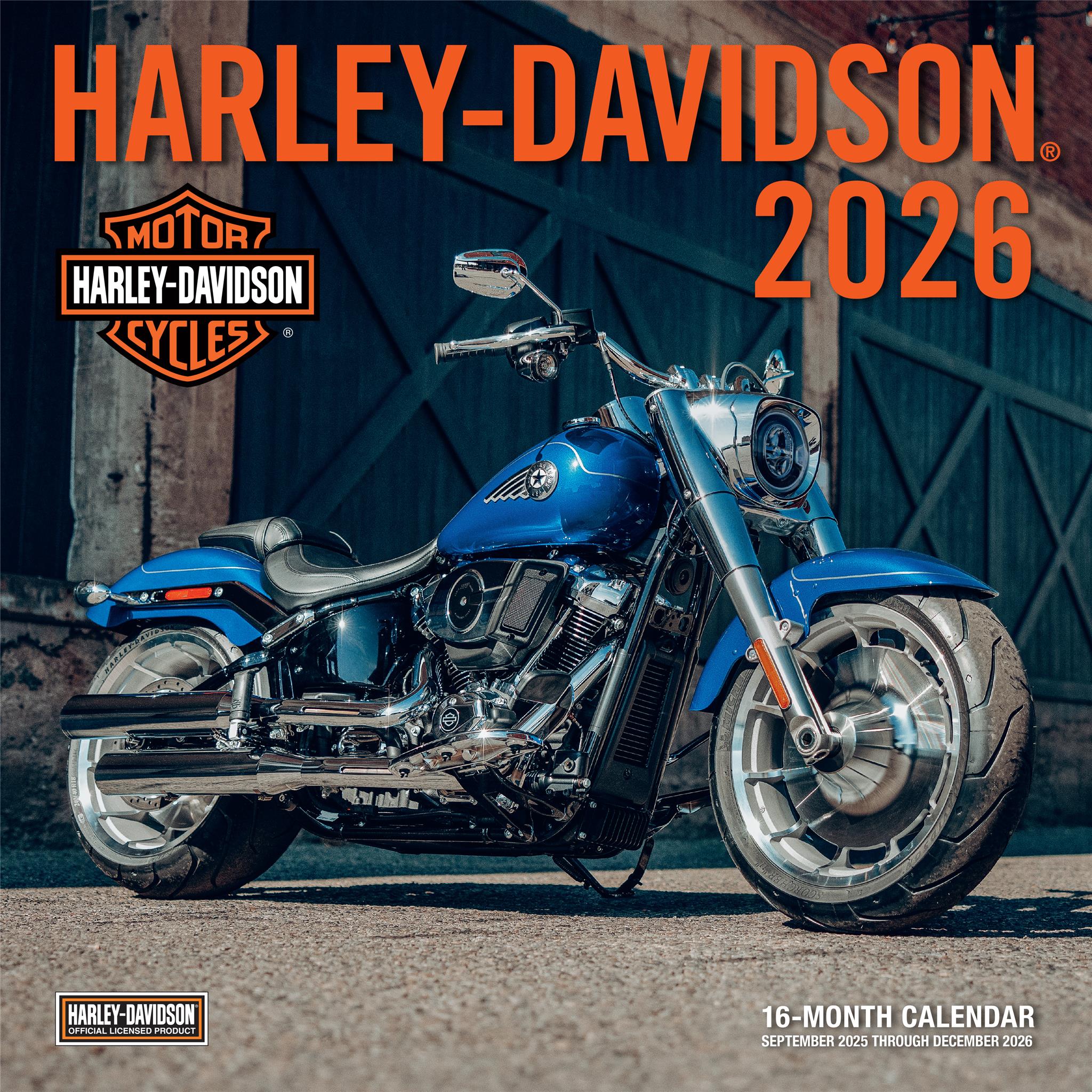Calendrier mural Harley Davidson 2026