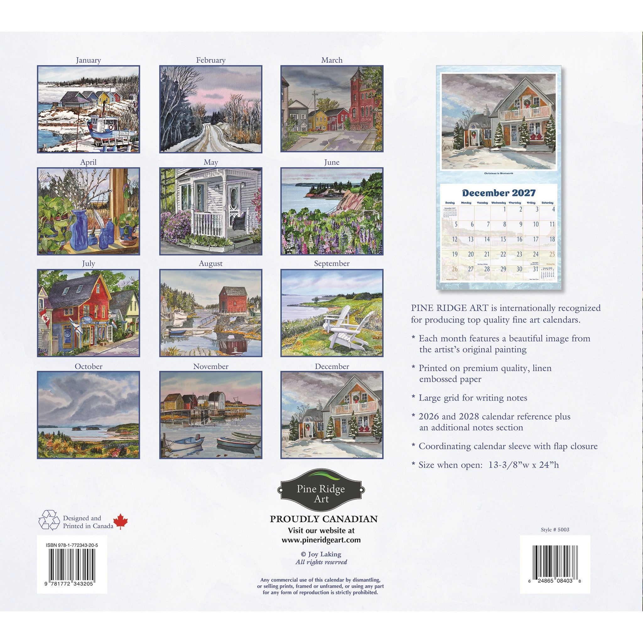 Calendrier mural Moments maritimes 2027