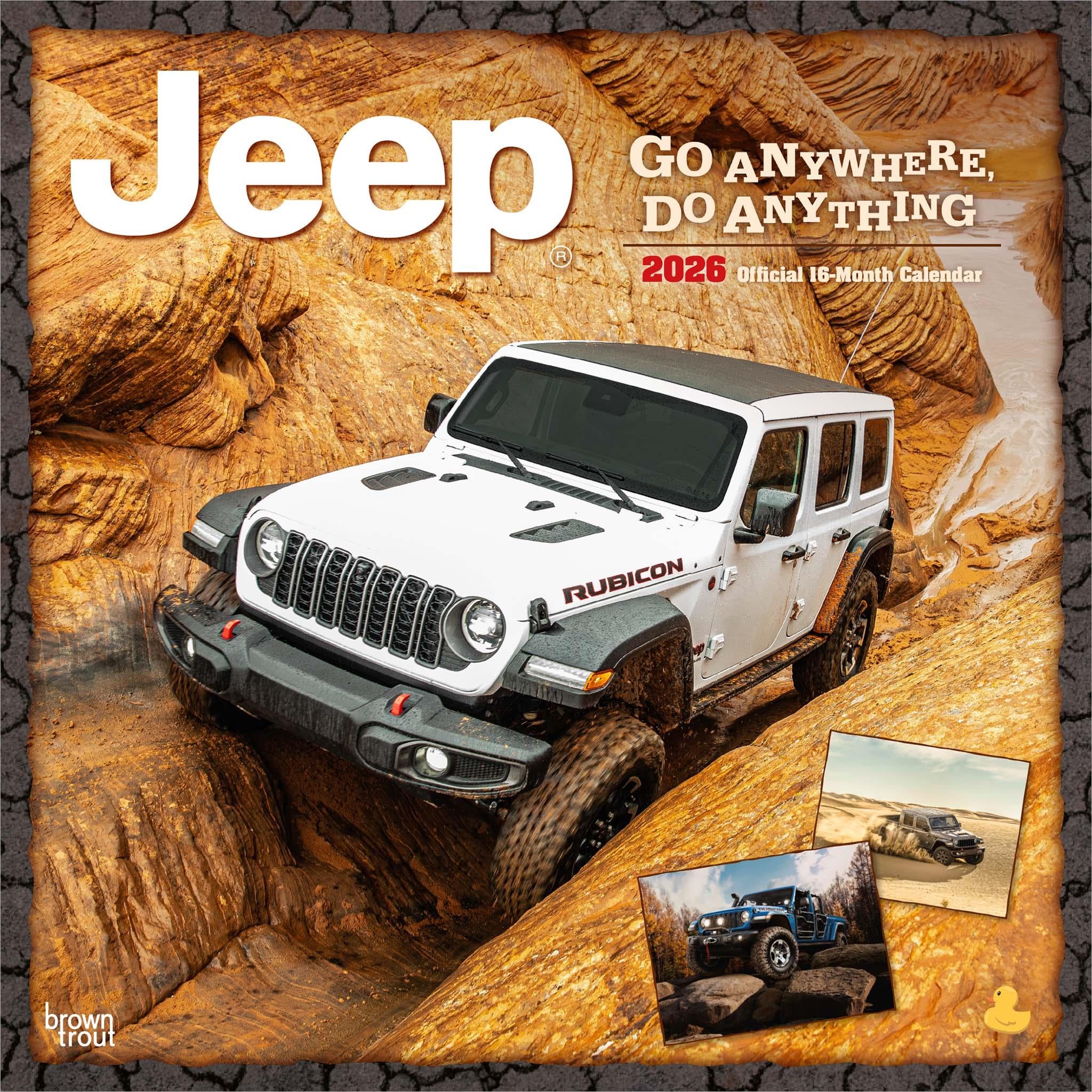 Calendrier mural Jeep 2026