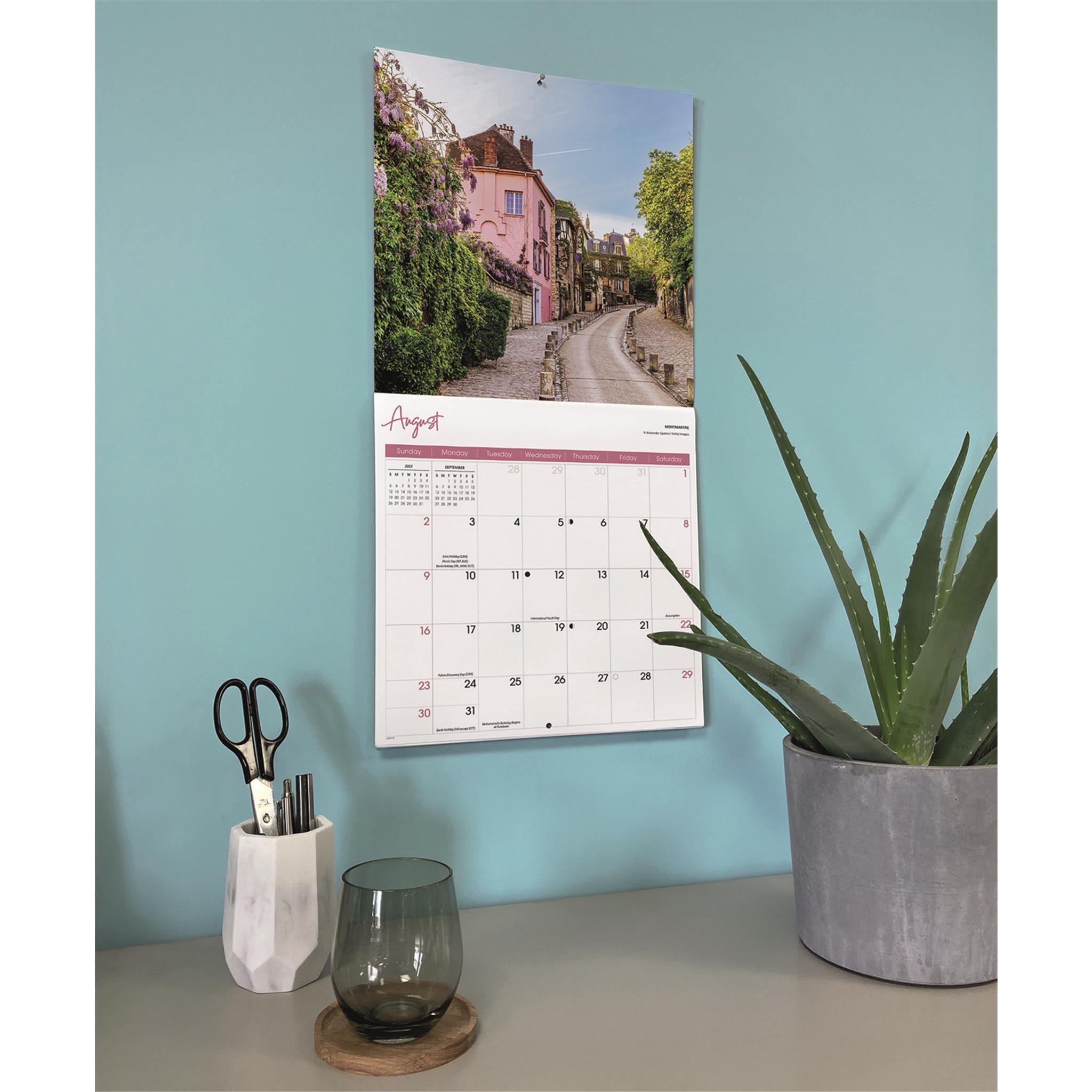 Paris 2026 Wall Calendar