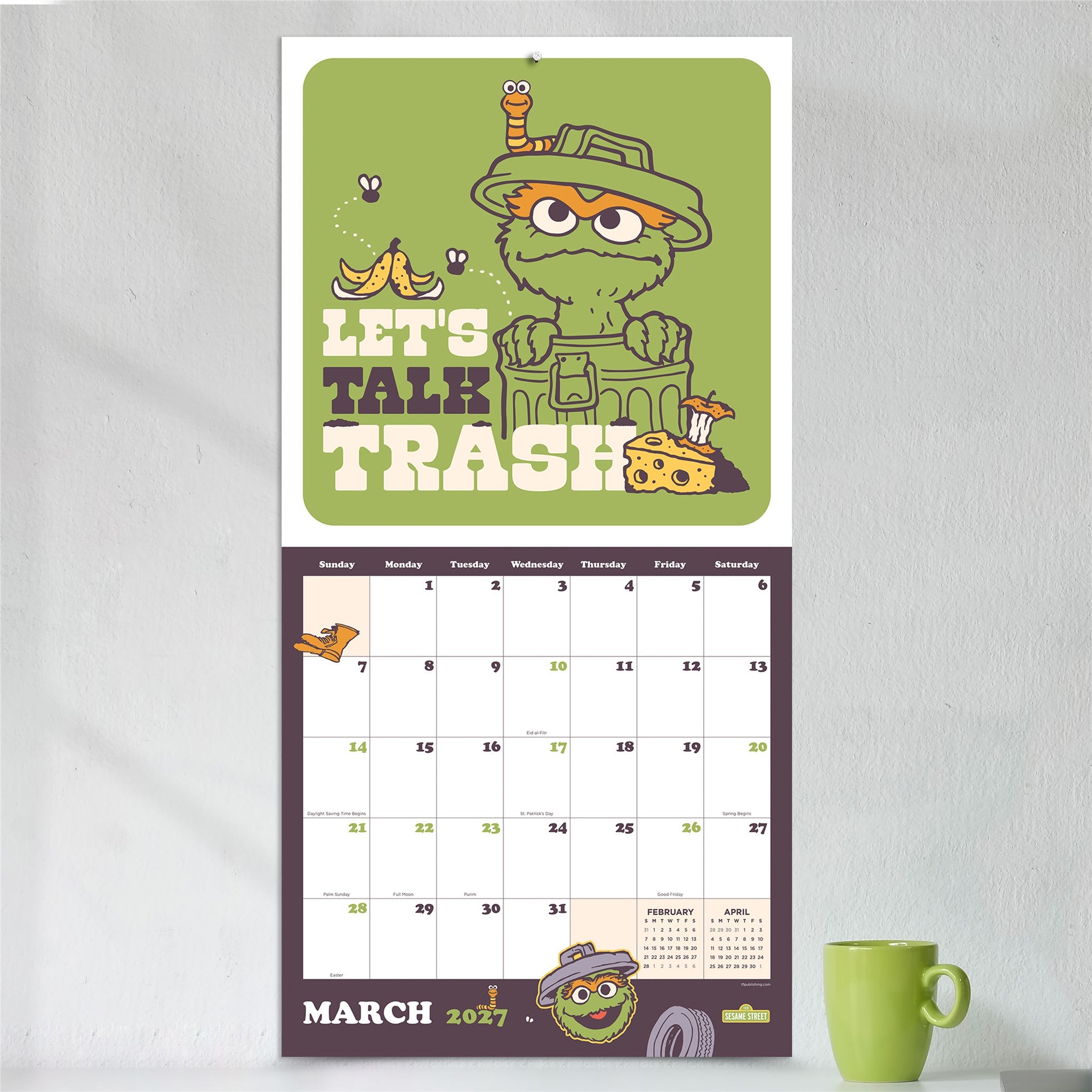 Sesame Street 2027 Wall Calendar