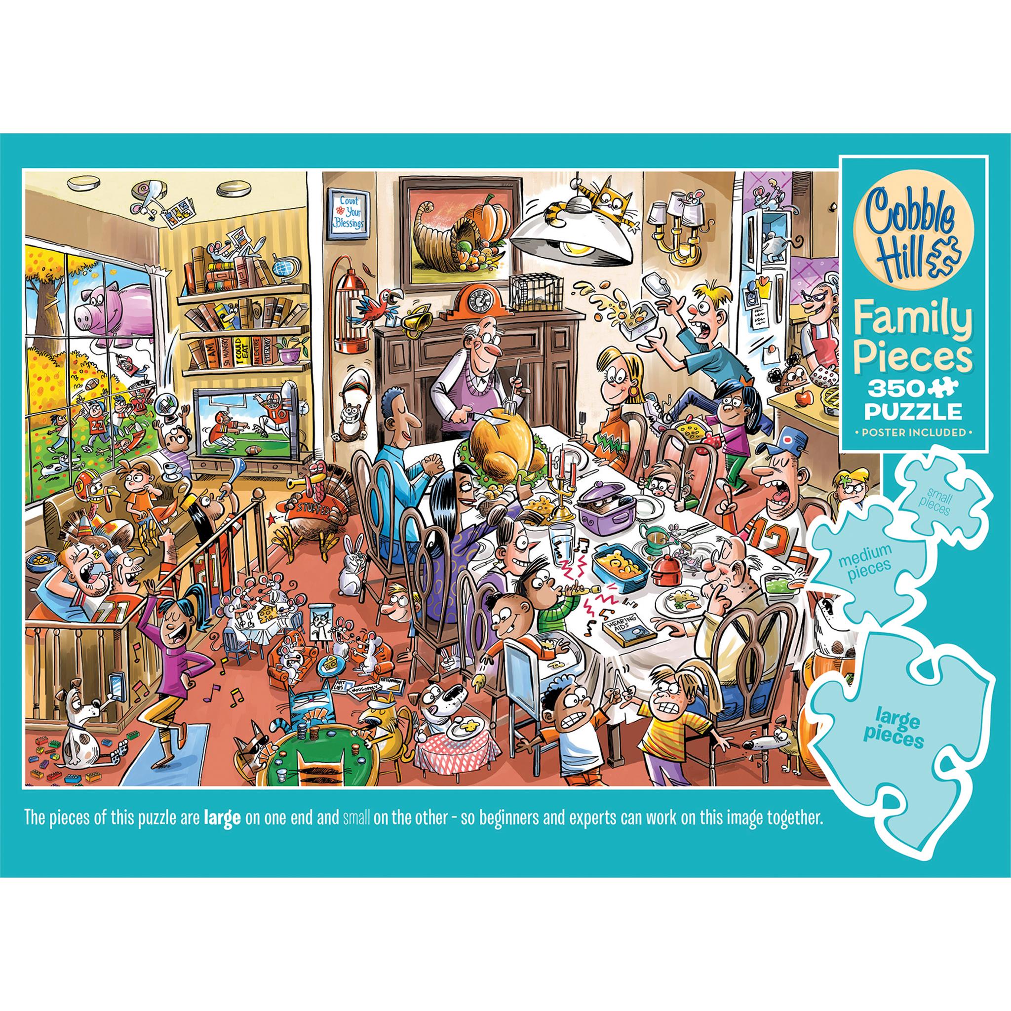 Puzzle de 350 pièces « Thanksgiving Togetherness » de Cobble Hill