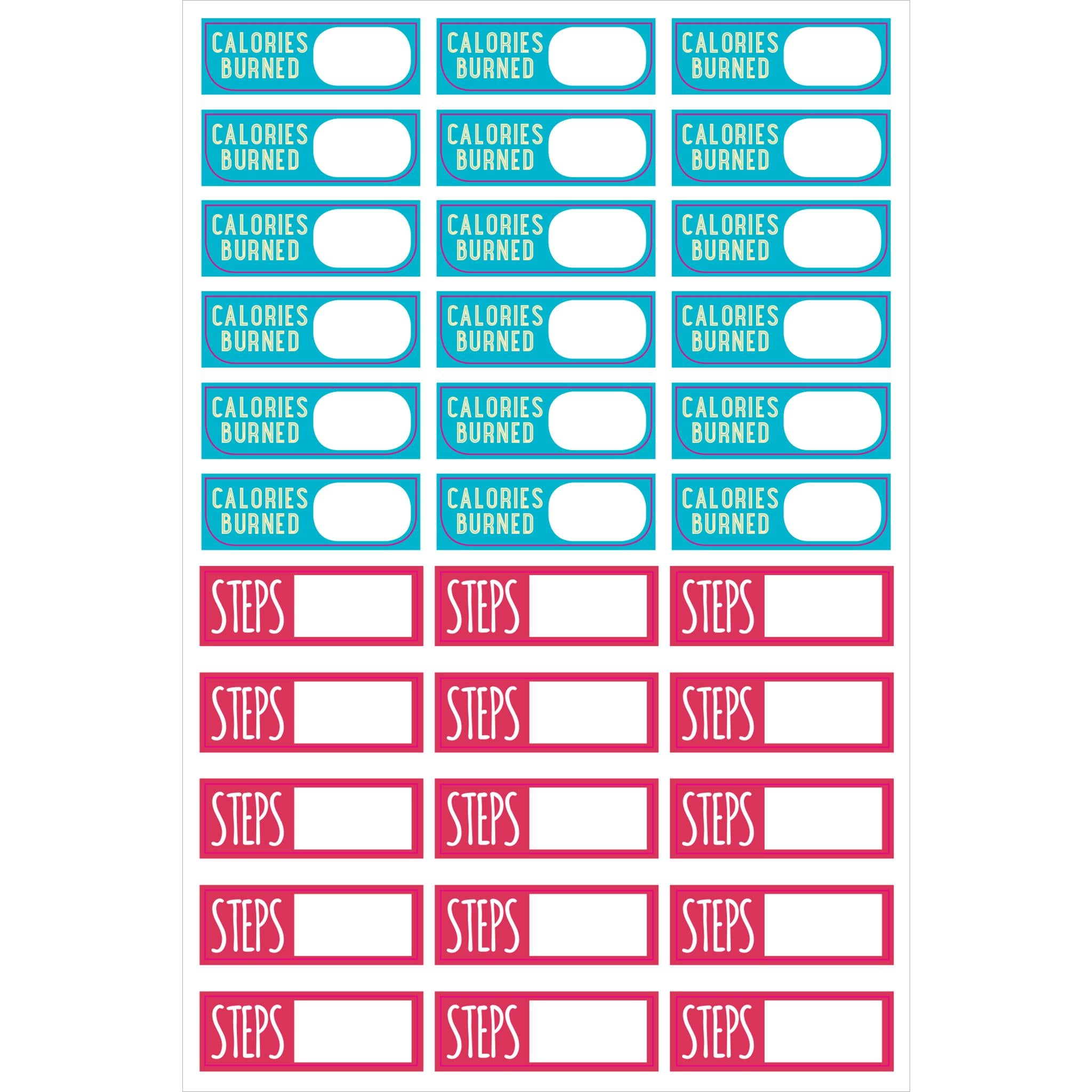 Autocollants pour agenda santé et bien-être