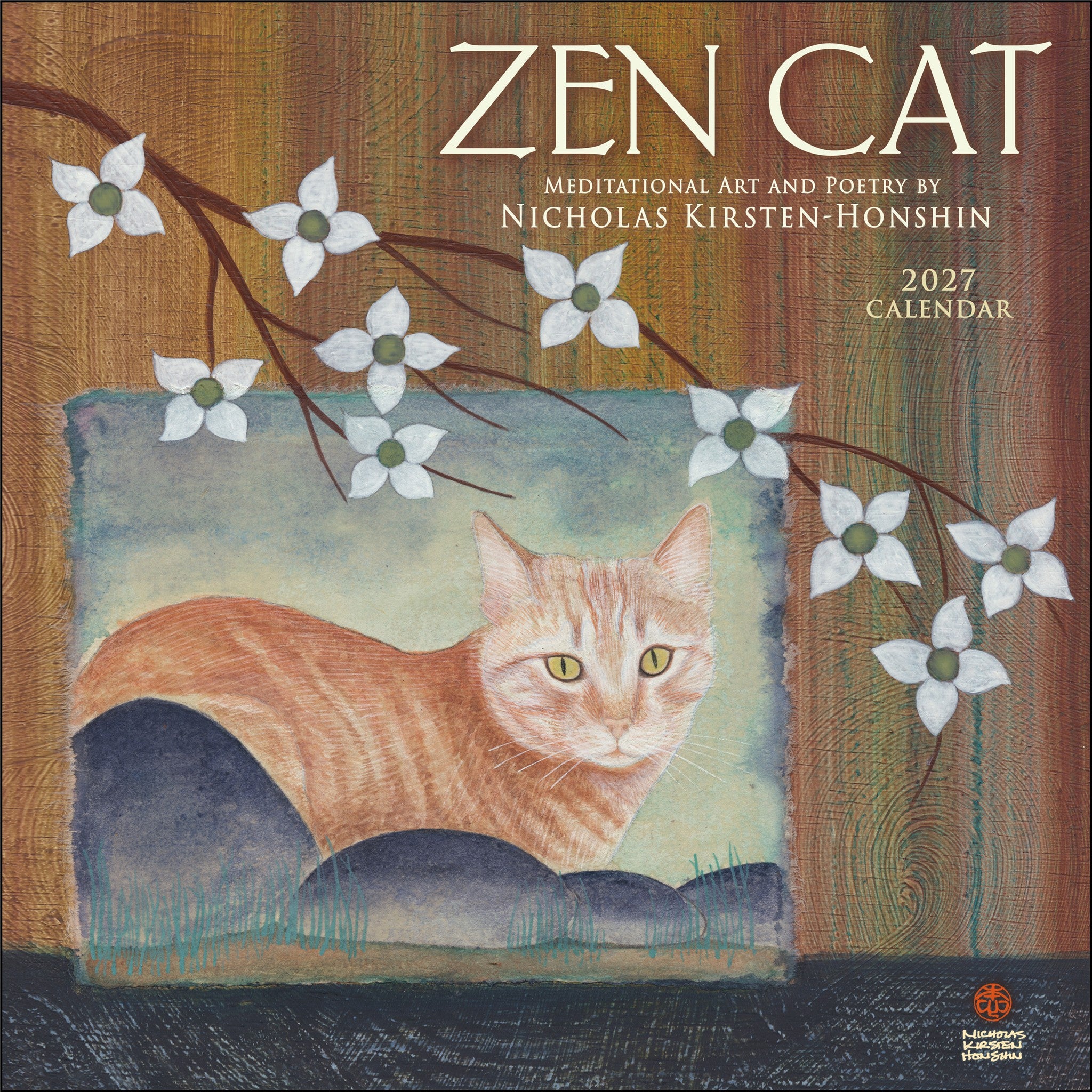 Calendrier mural Zen Cat 2027 - Exclusivement en ligne