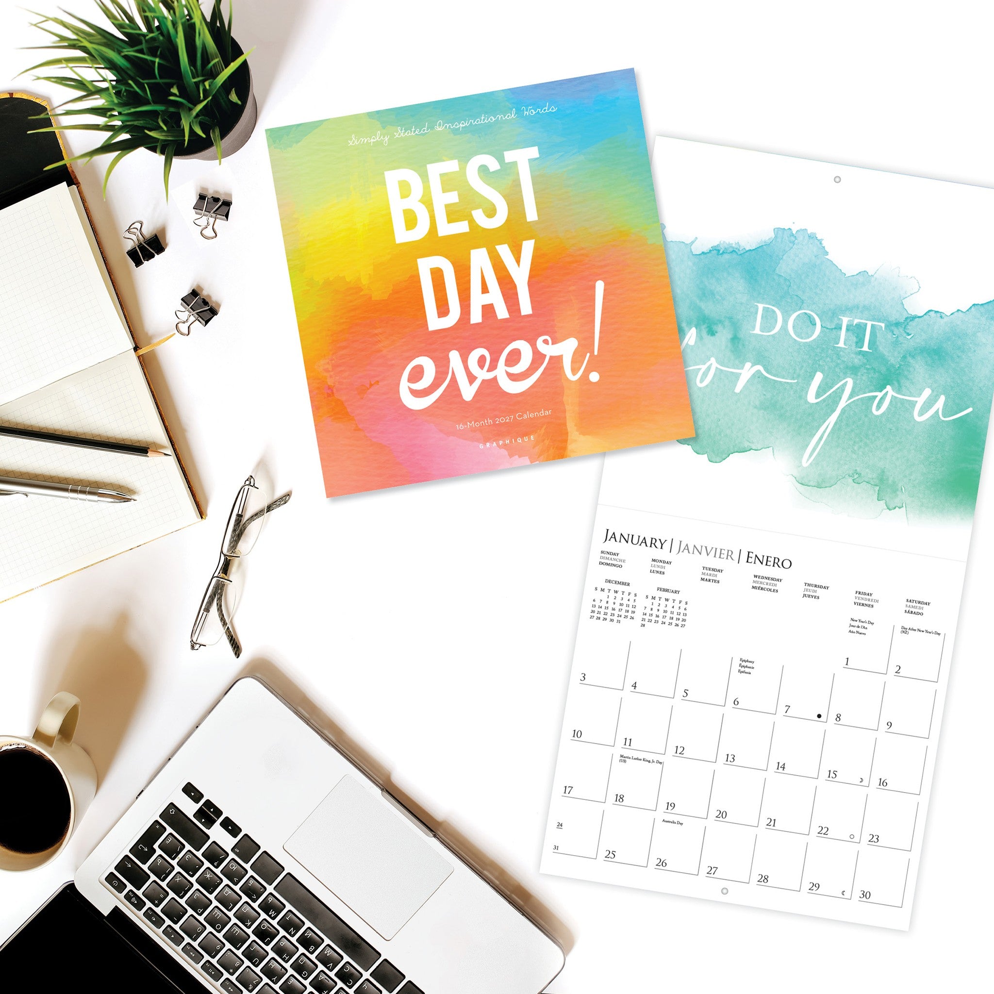 Best Day Ever 2027 Mini Calendar