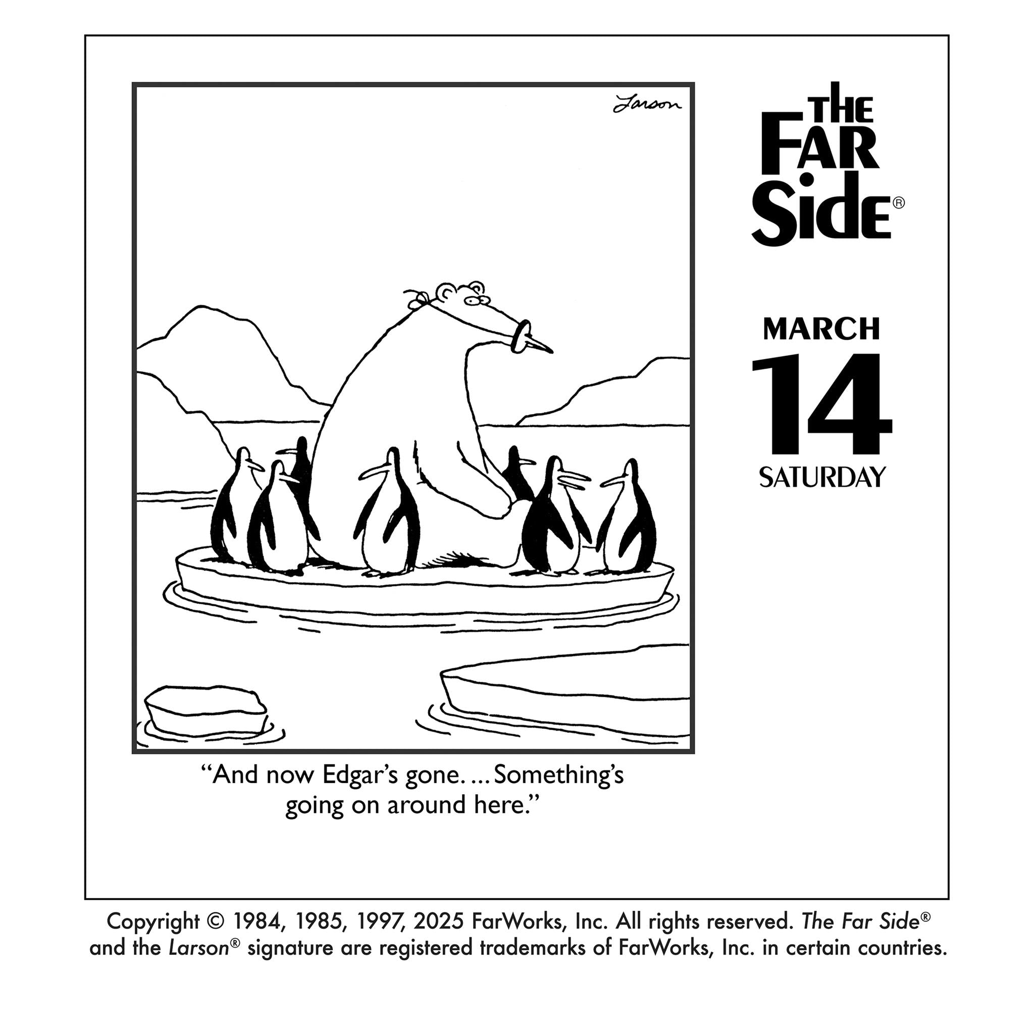 Far Side® Off-The-Wall 2026 Box Calendar