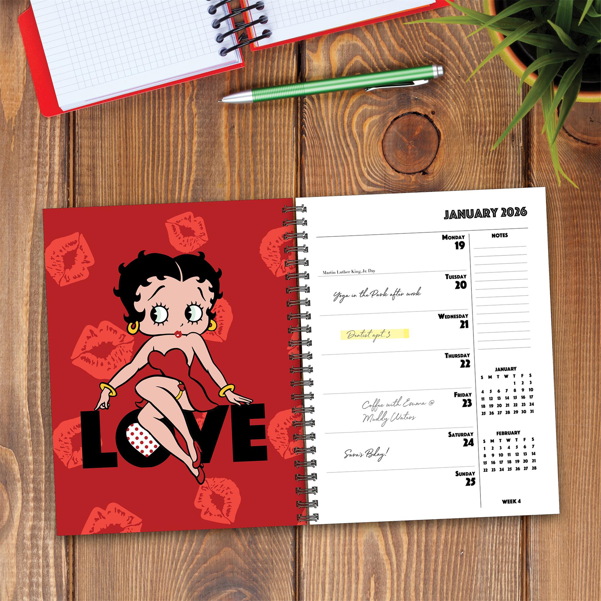 Betty Boop 2026 Engagement Calendar - Online Only