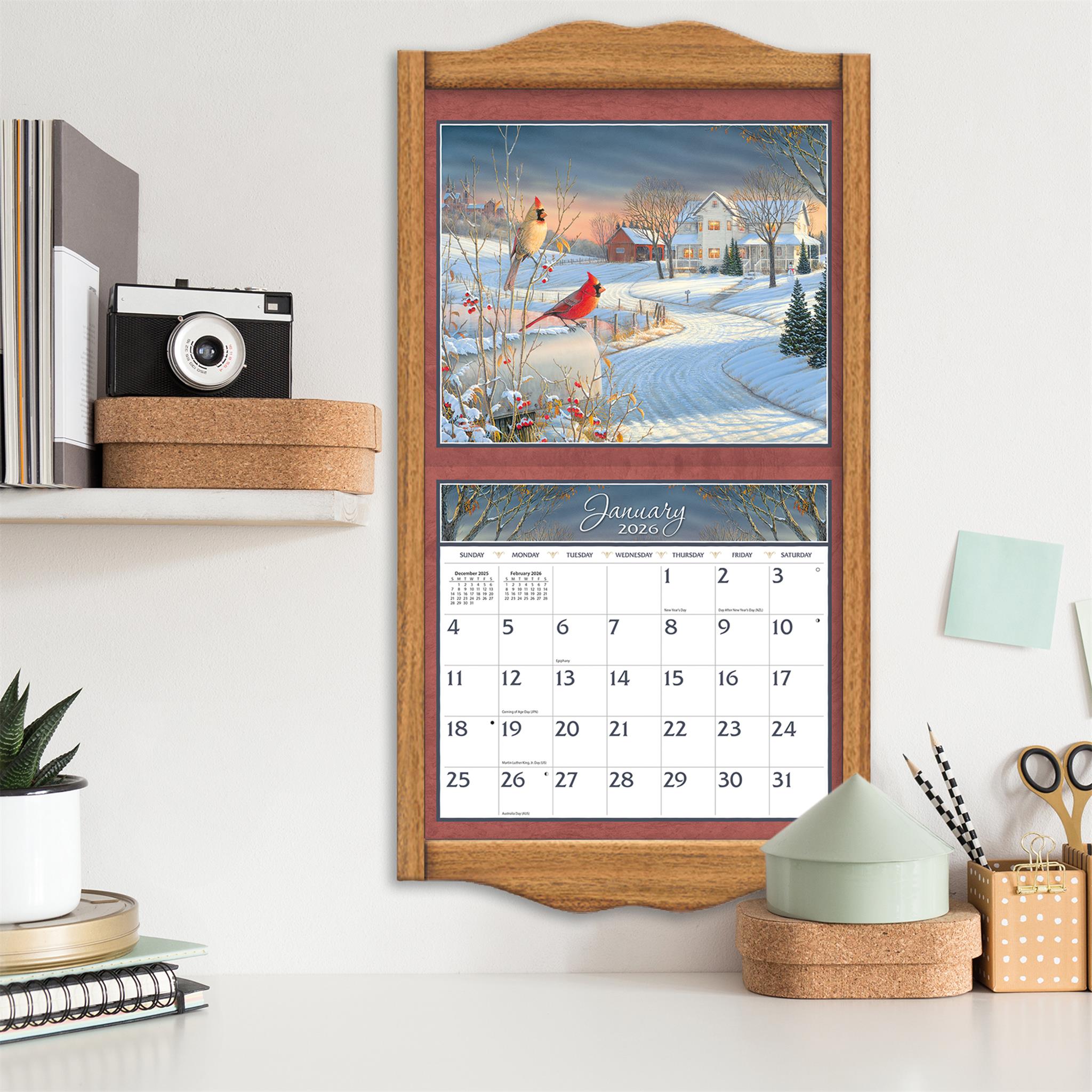 Calendrier mural Meadowland 2026 - Disponible uniquement en ligne