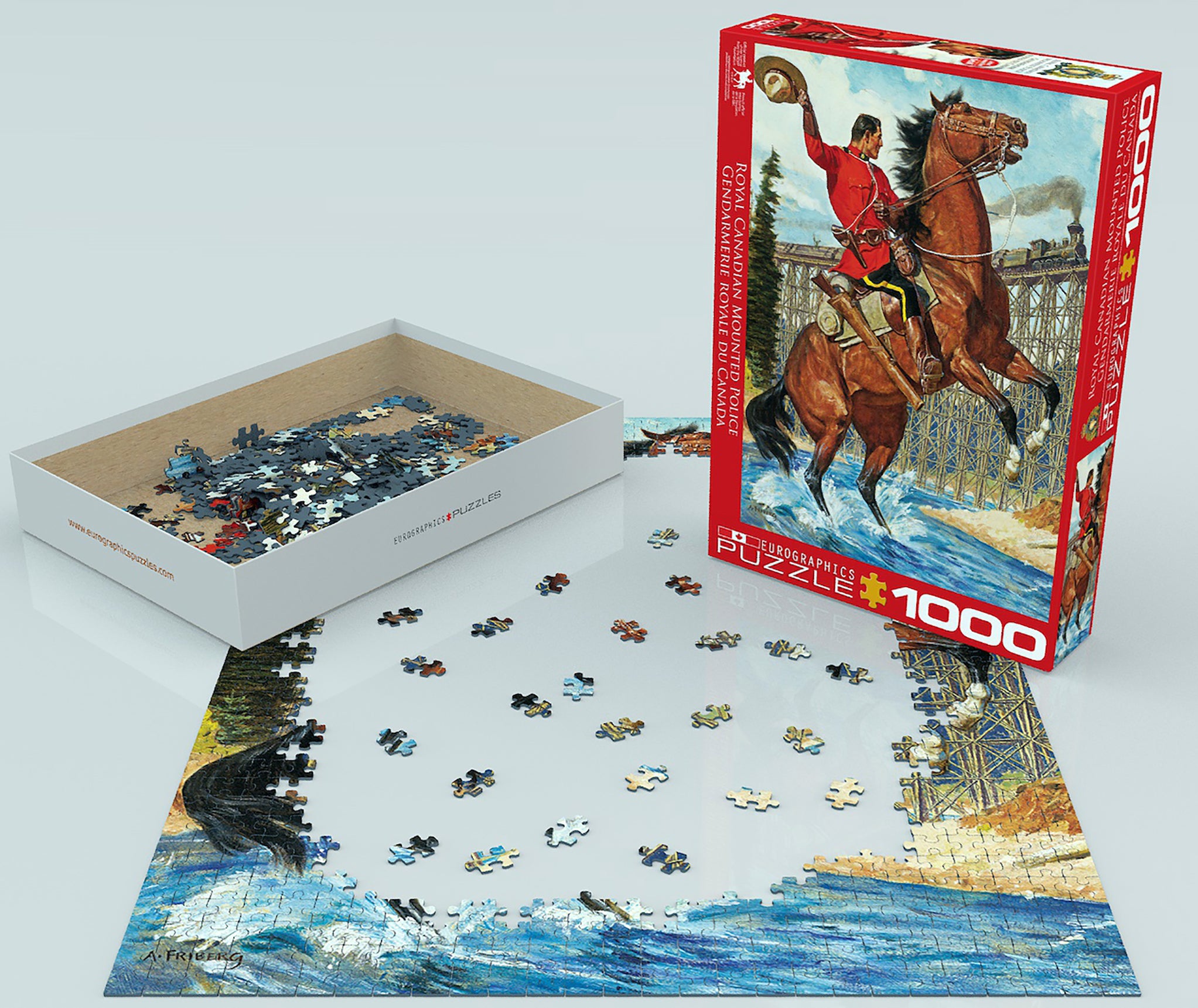 RCMP Train Salute 1000 Piece Puzzle - Online Only