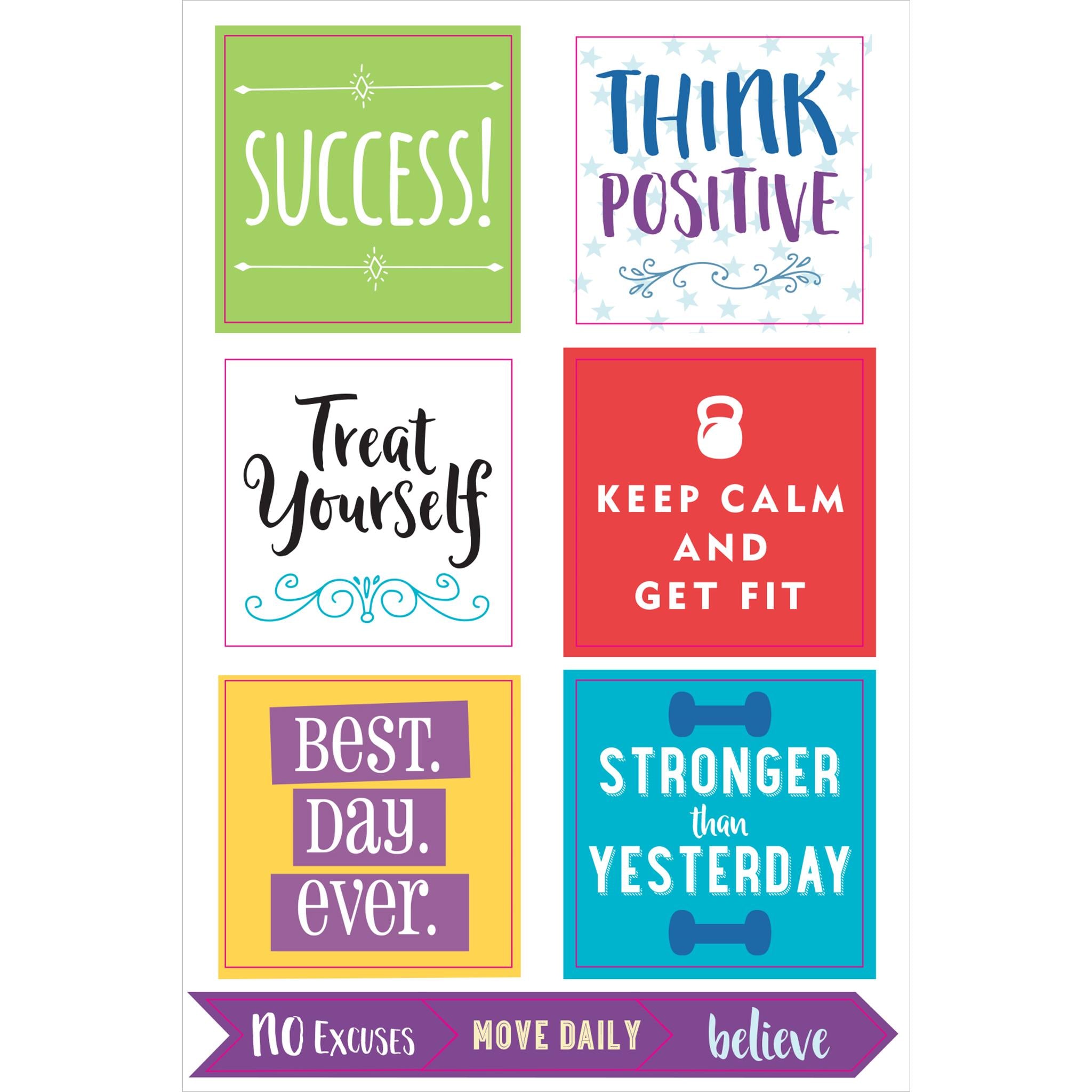 Autocollants pour agenda santé et bien-être