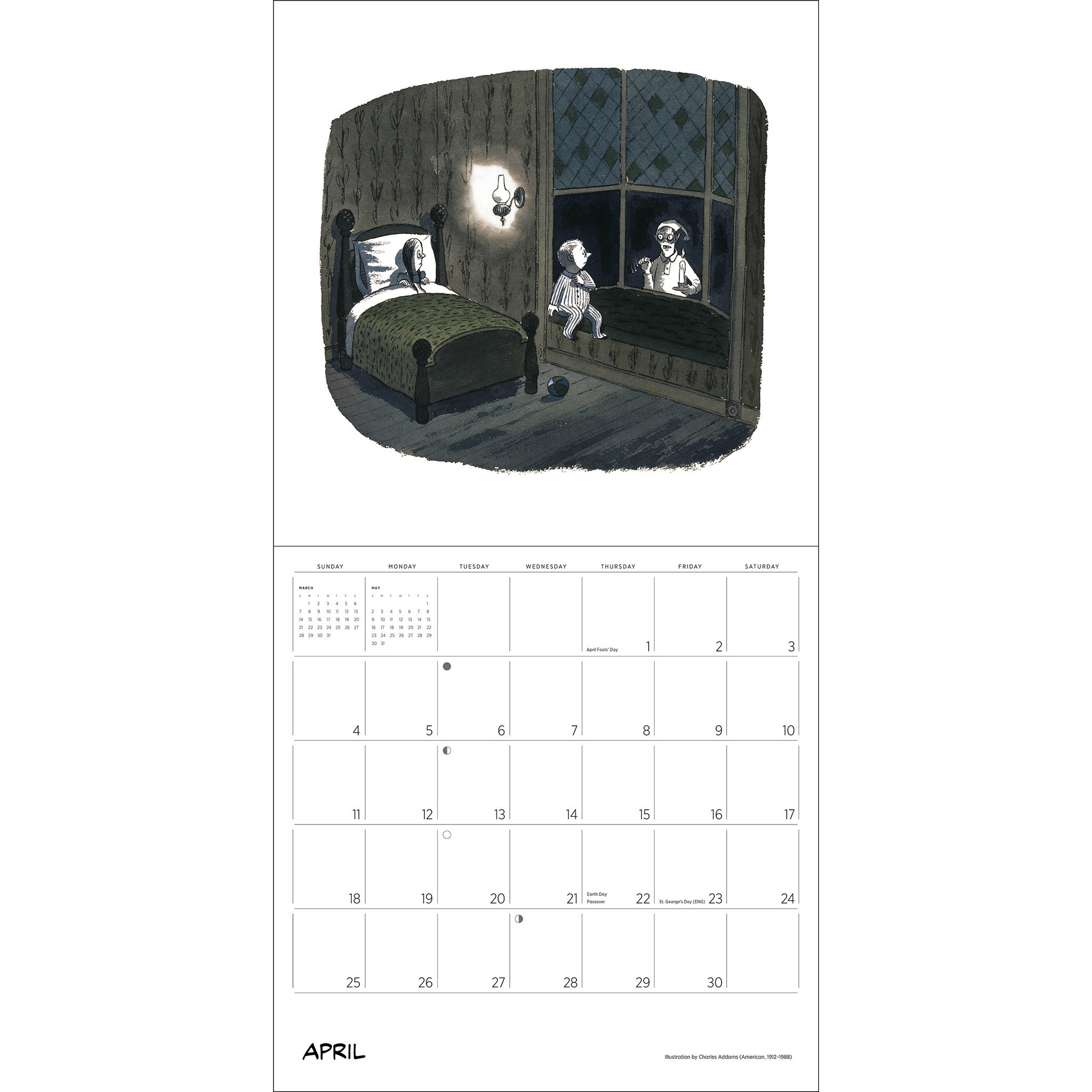 The Addams Family 2027 Wall Calendar - Online Only