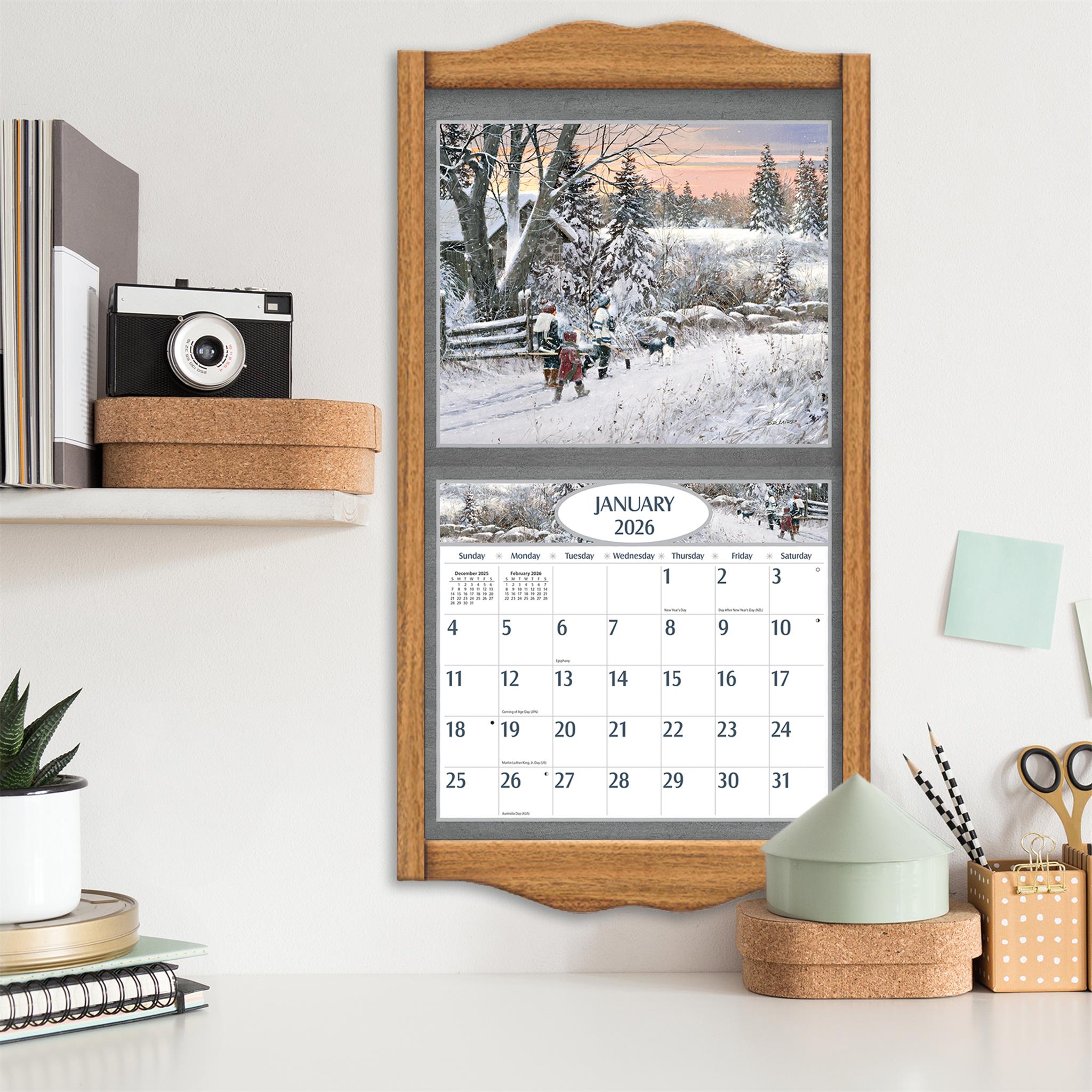 Hockey Hockey Hockey 2026 Deluxe Wall Calendar