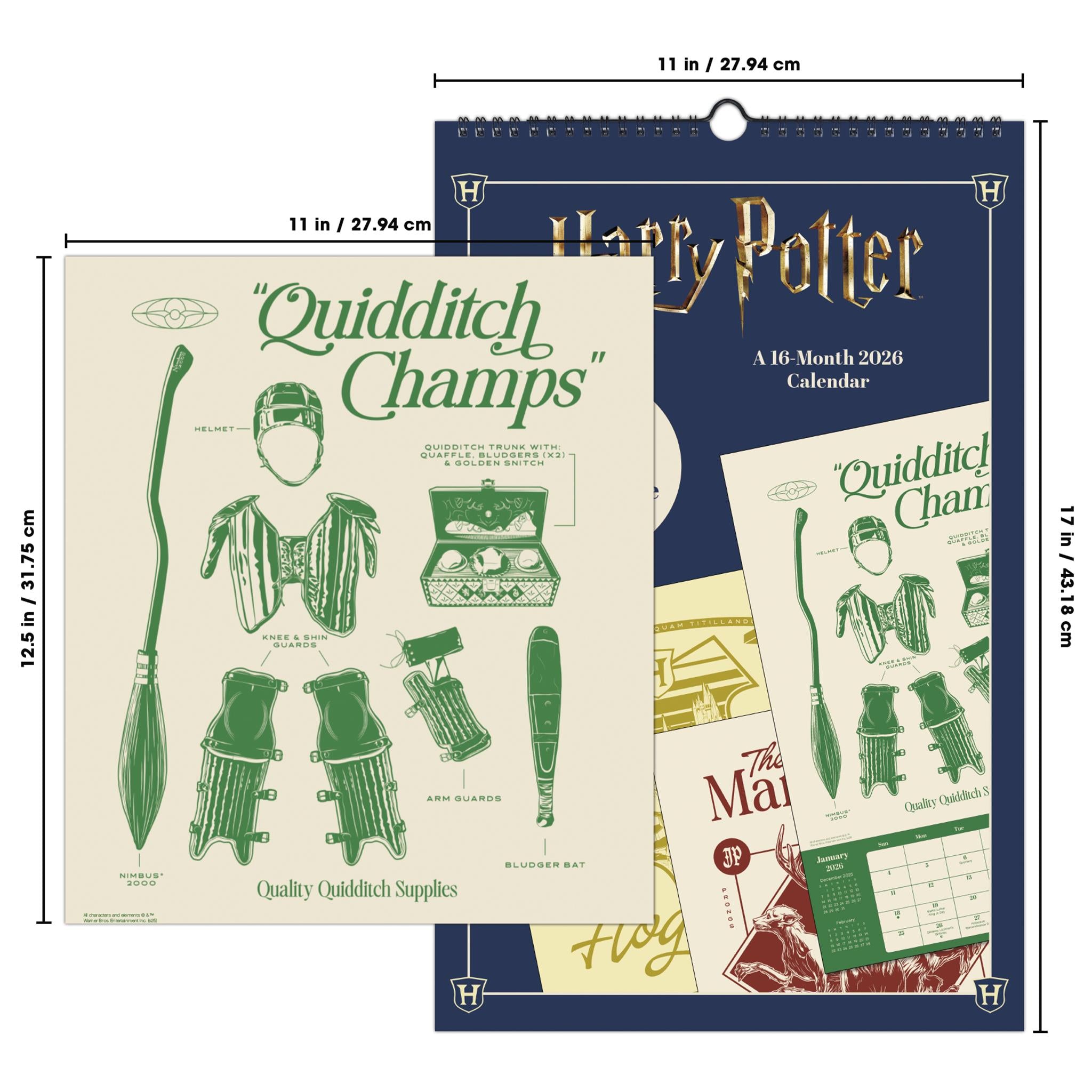 Harry Potter 2026 Poster Calendar