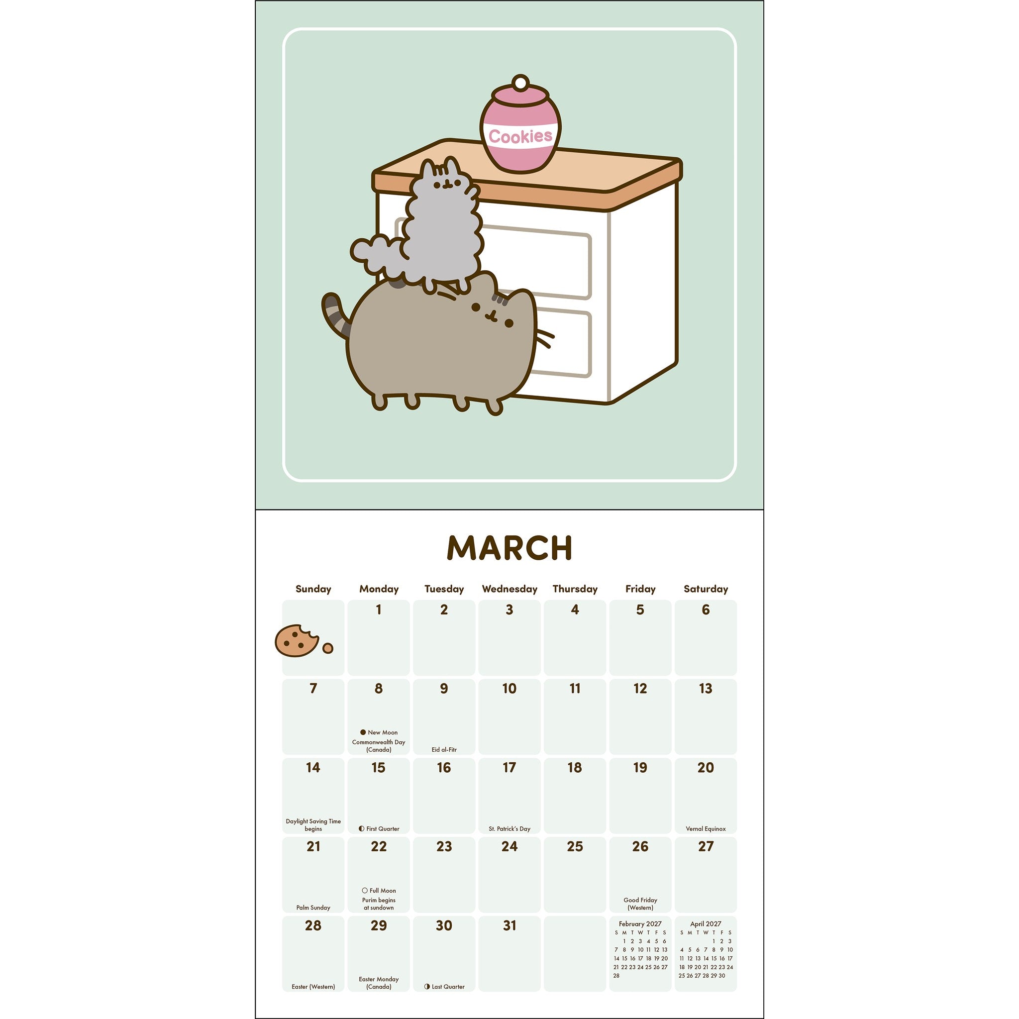 Pusheen 2027 Mini Calendar