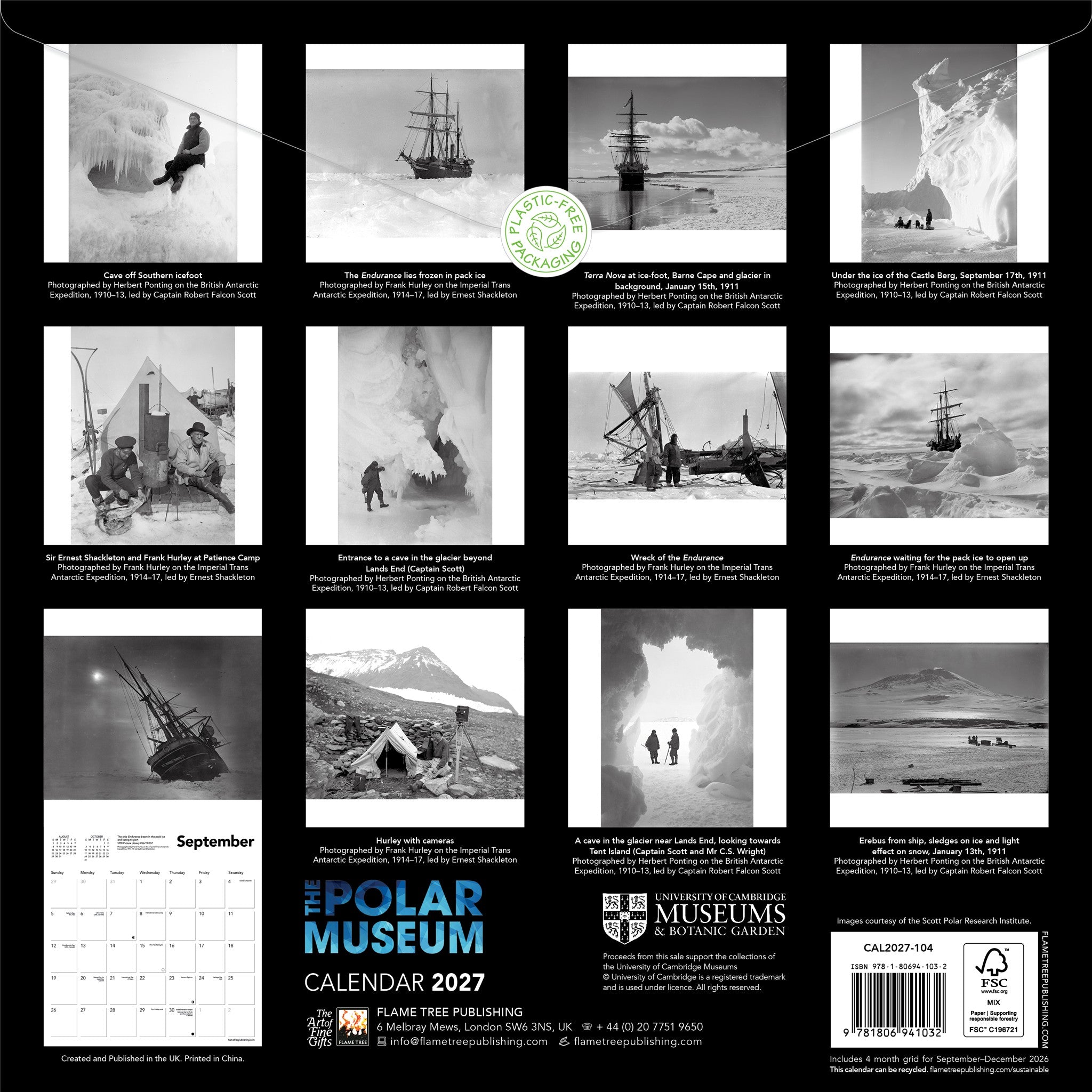 The Polar Museum 2027 Wall Calendar - Online Only