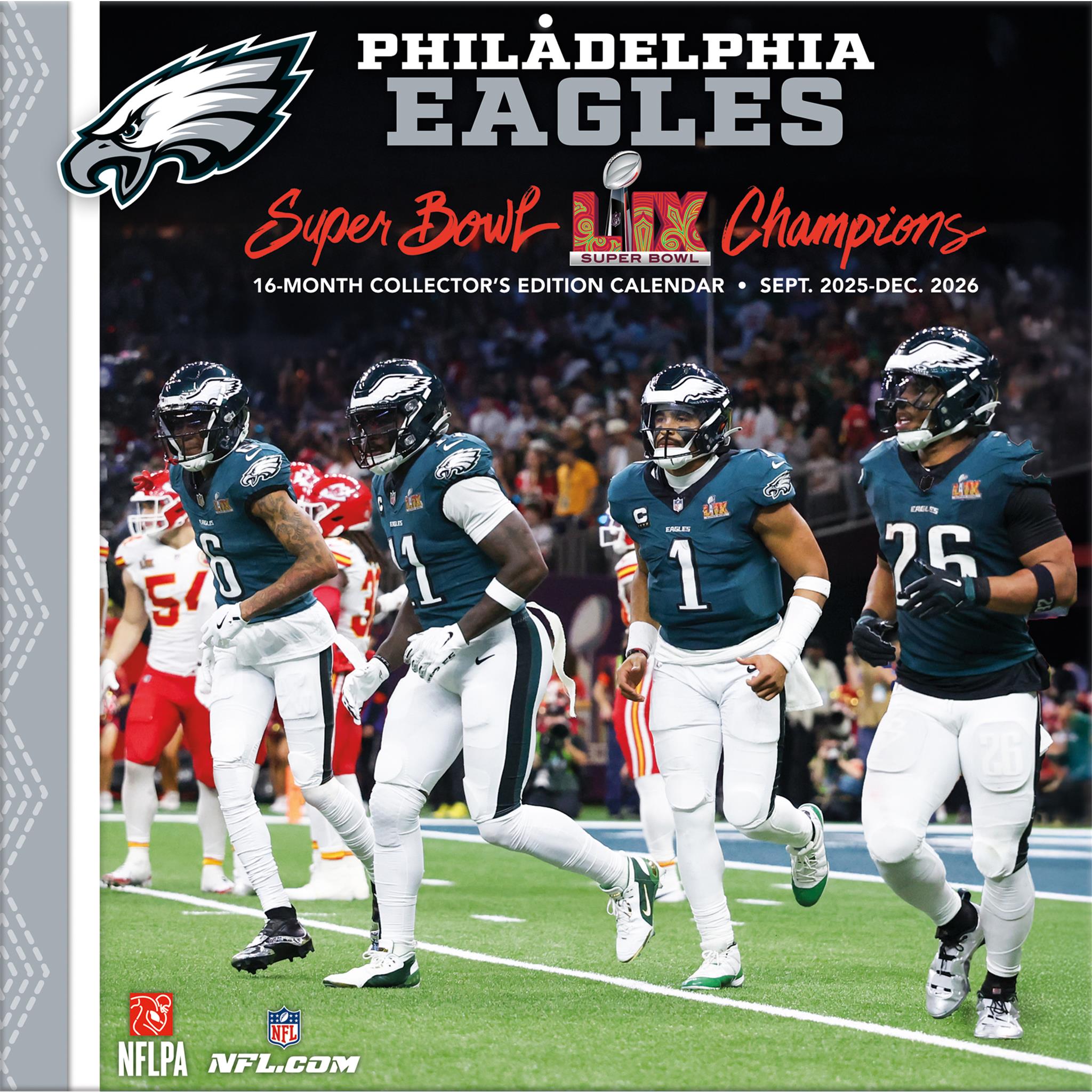 Calendrier mural NFL Philadelphia Eagles 2026