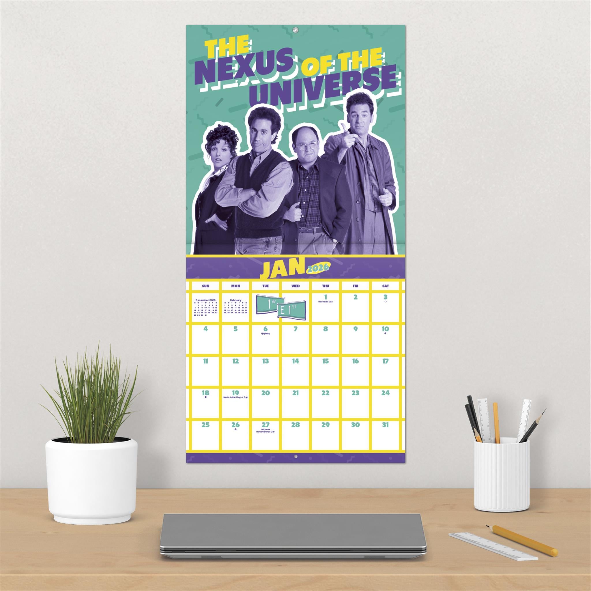 Seinfeld 2026 Wall Calendar