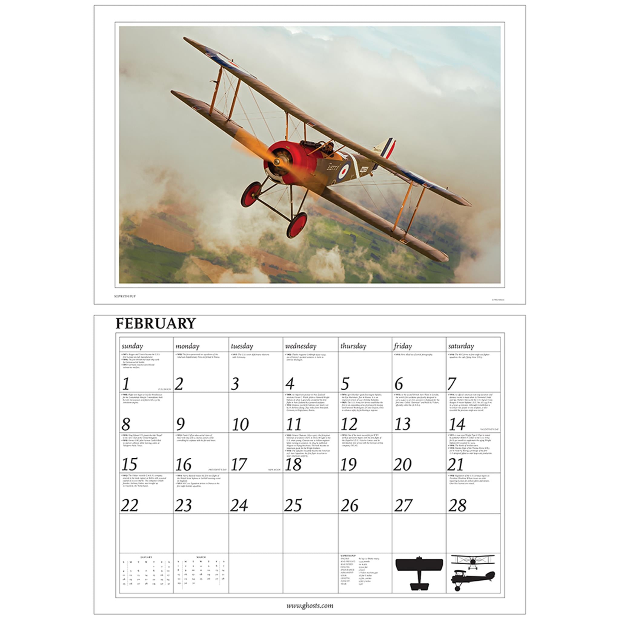 Calendrier 2026 des Fantômes du Mur de la Grande Guerre