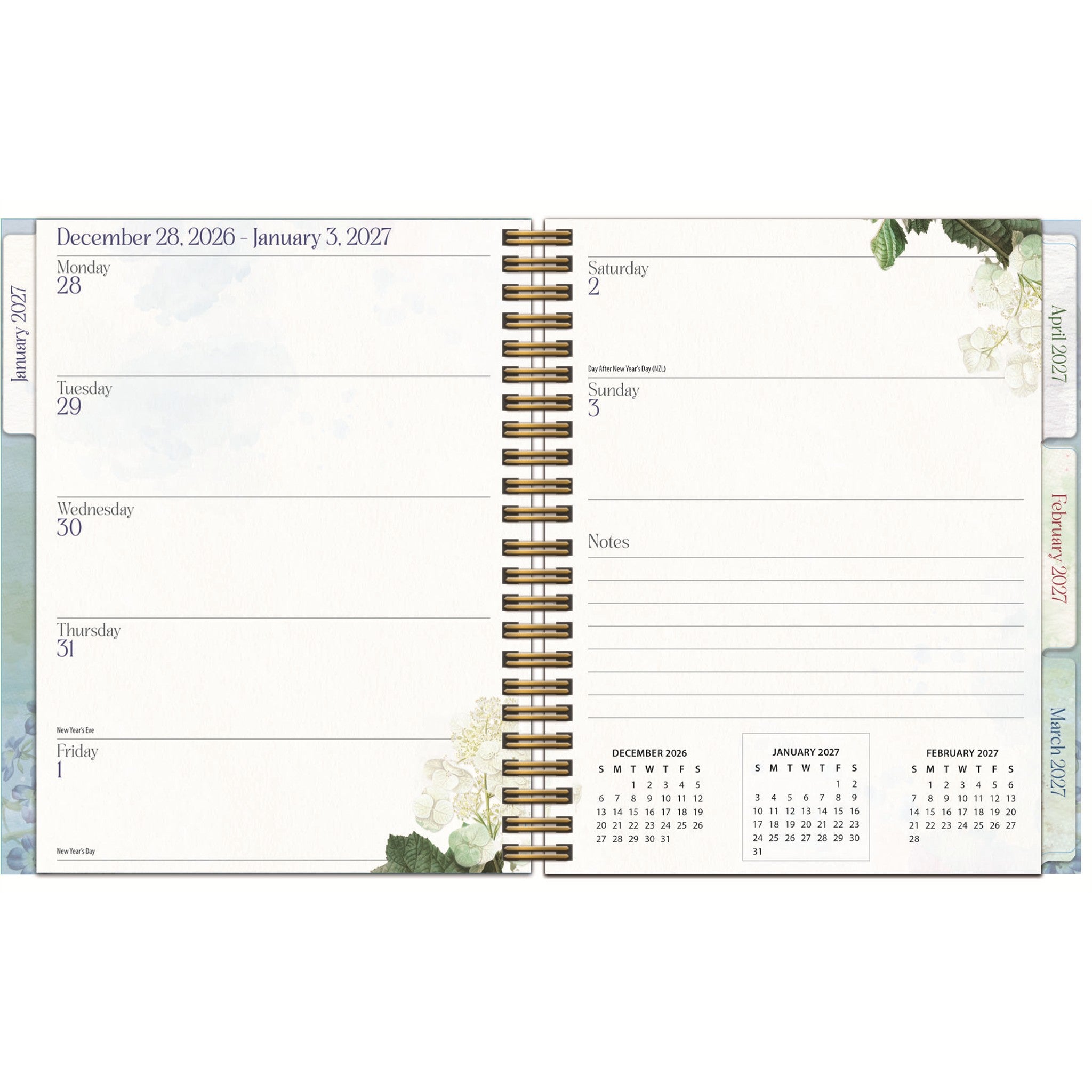 Botanical Gardens File It 2027 Engagement Calendar