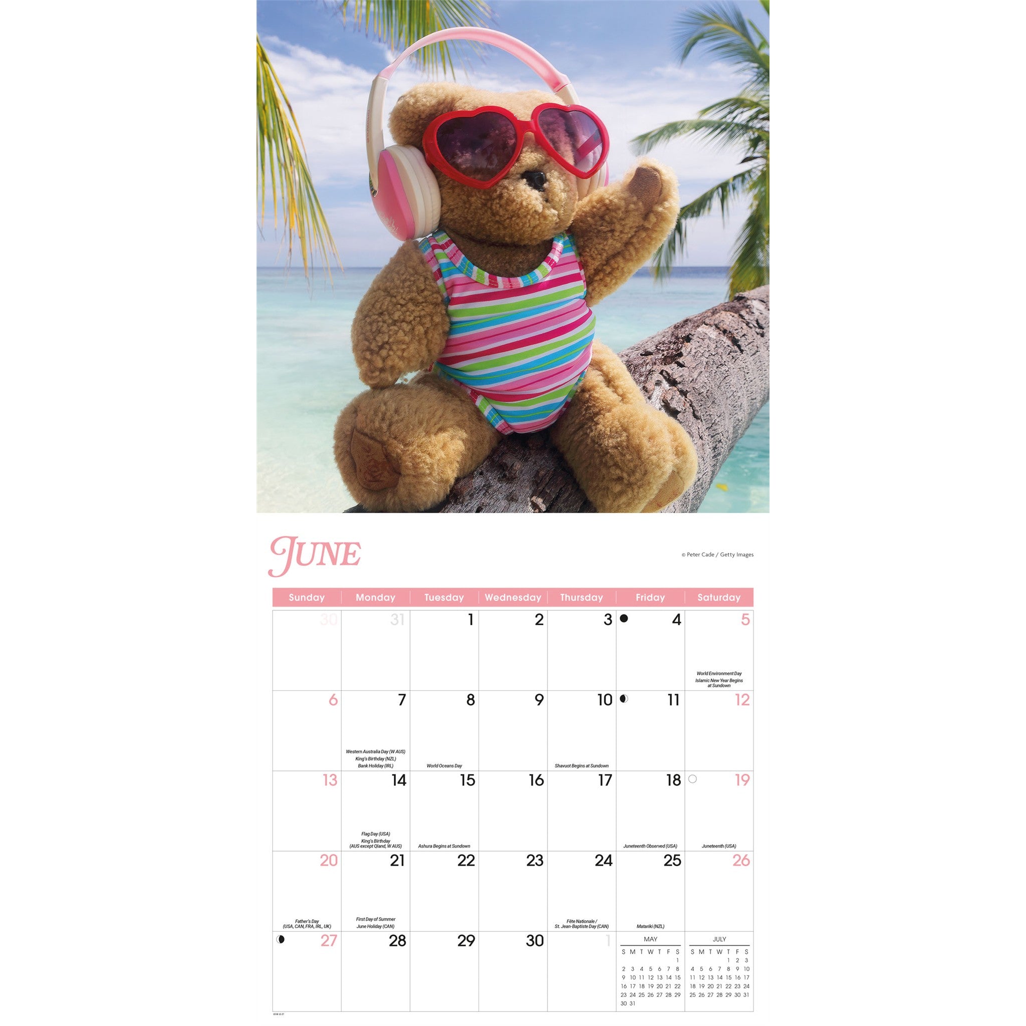 Teddy Bears 2027 Wall Calendar