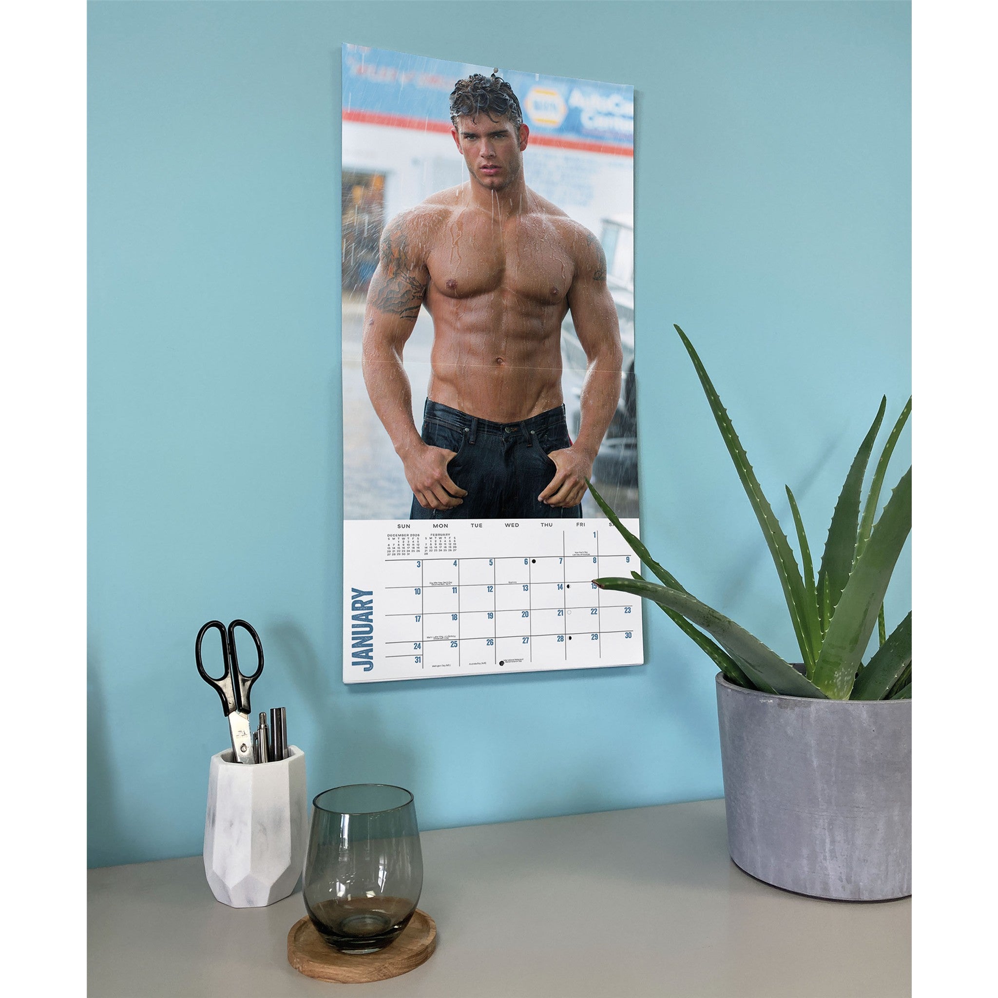 Dream Guys 2027 Wall Calendar
