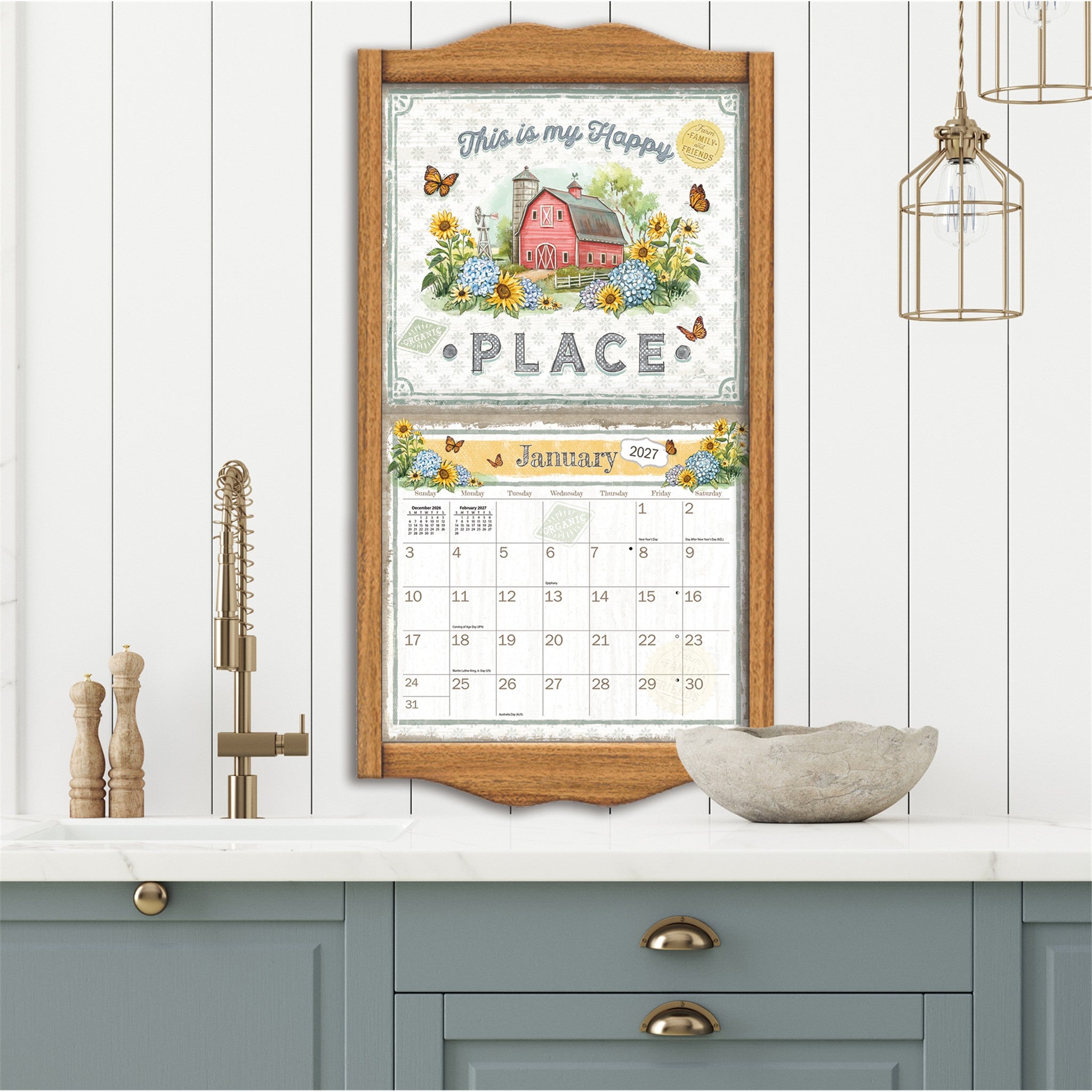 Farmhouse 2027 Wall Calendar - Online Only