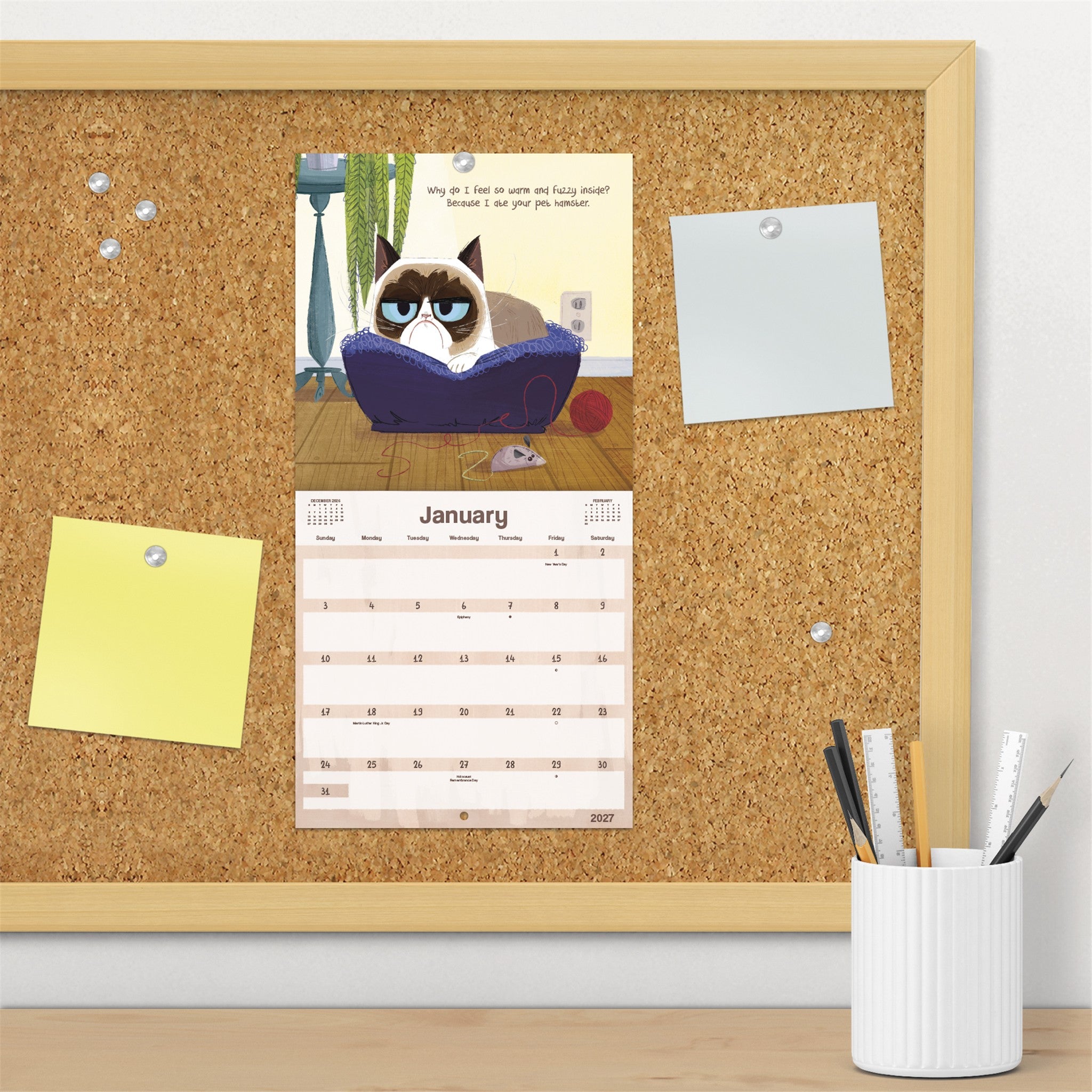Grumpy Cat 2027 Mini Calendar - Online Only
