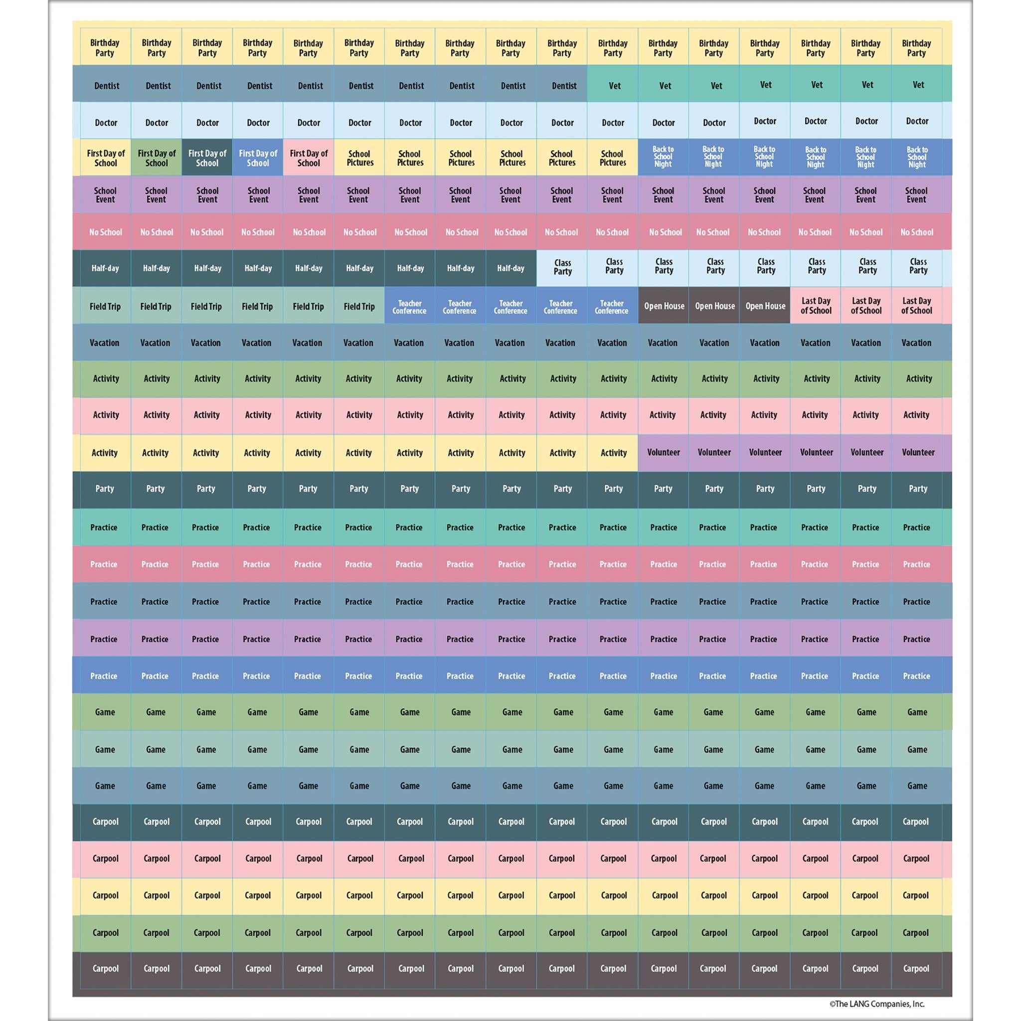 Moms Plan It 2025-206 Wall Calendar - Online Only