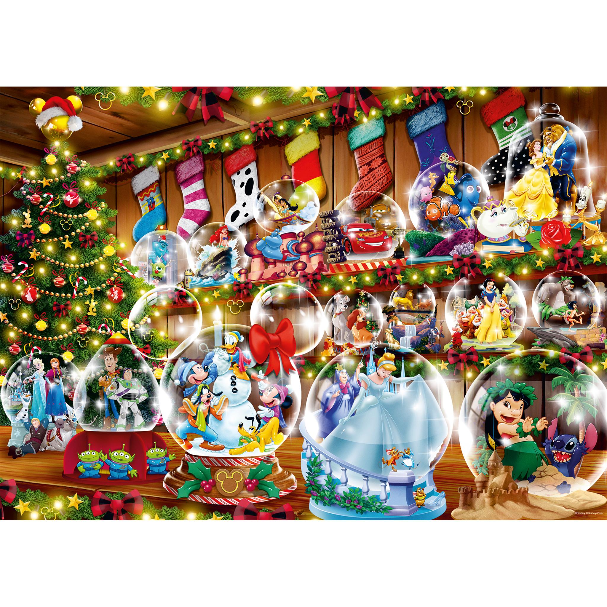 Boule à neige Disney - Puzzle de Noël de 1000 pièces
