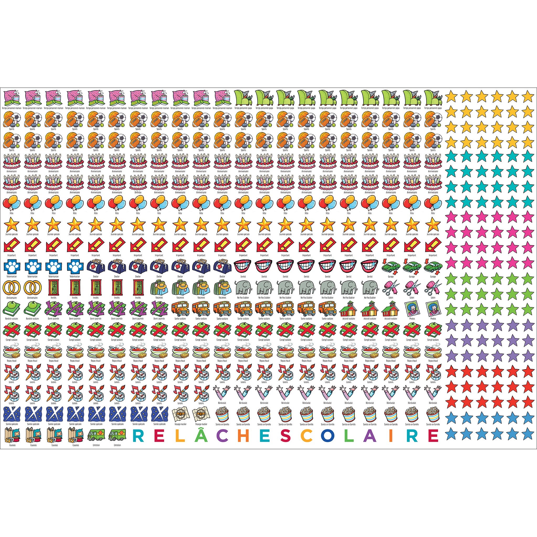 Agenda Familial 2027 Calendrier Mural (French)