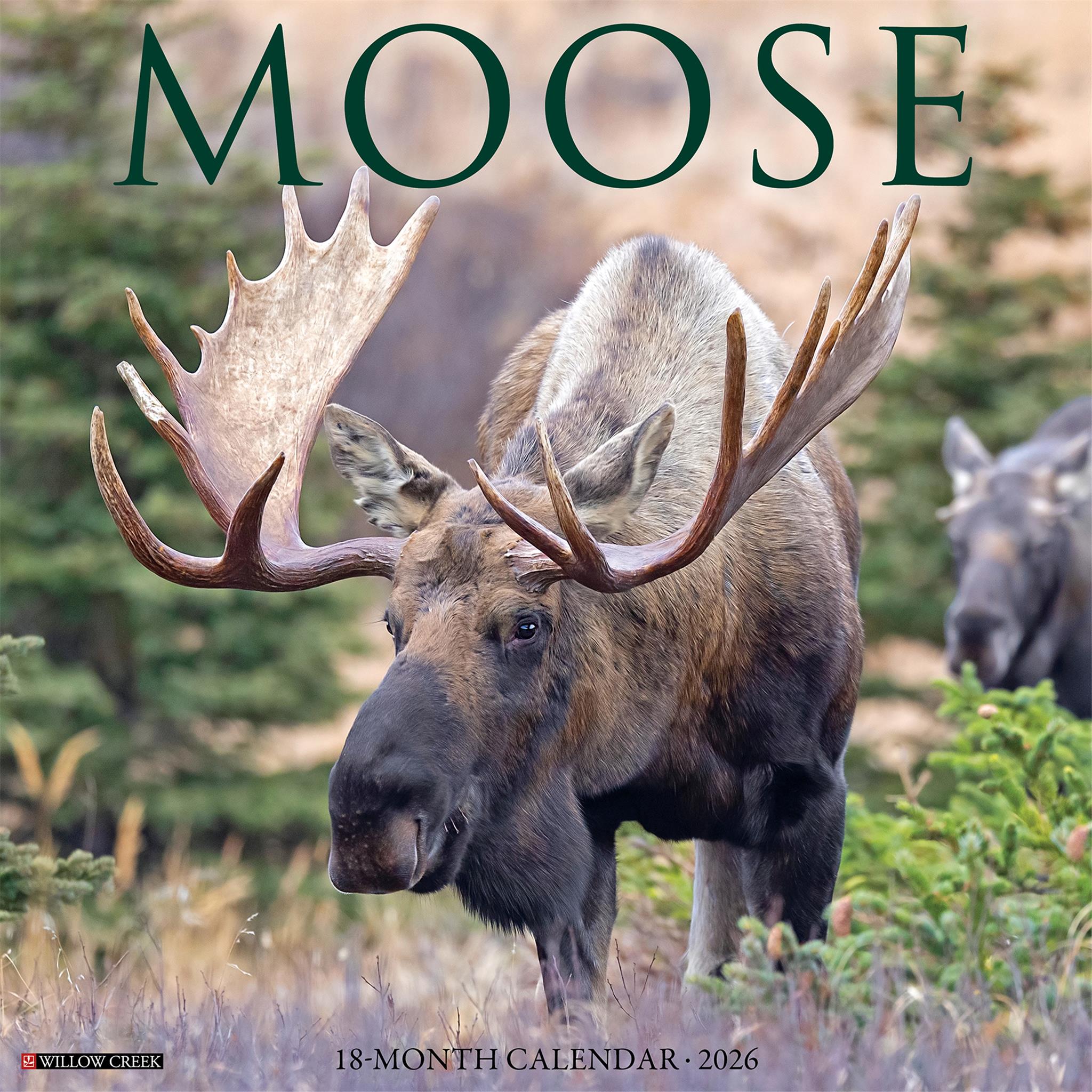 Calendrier mural Moose 2026 - Disponible uniquement en ligne