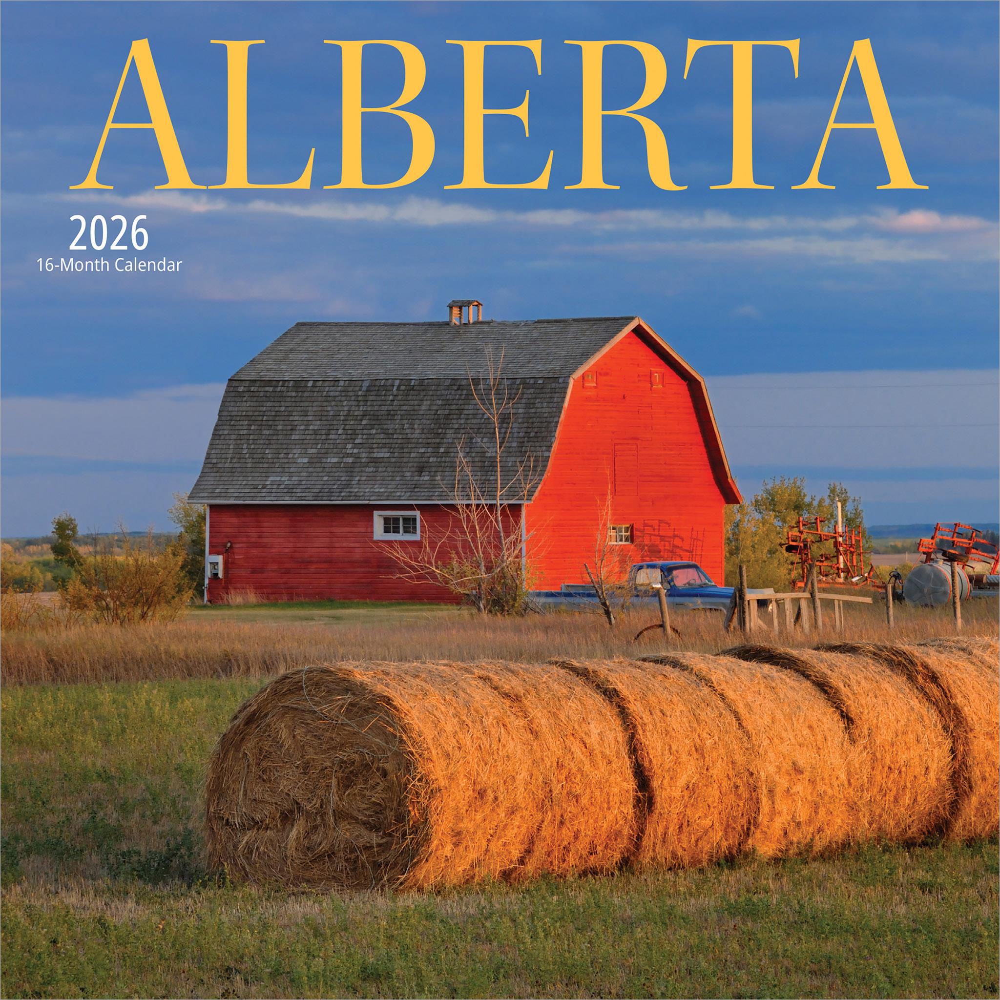 Mini-calendrier de l'Alberta 2026
