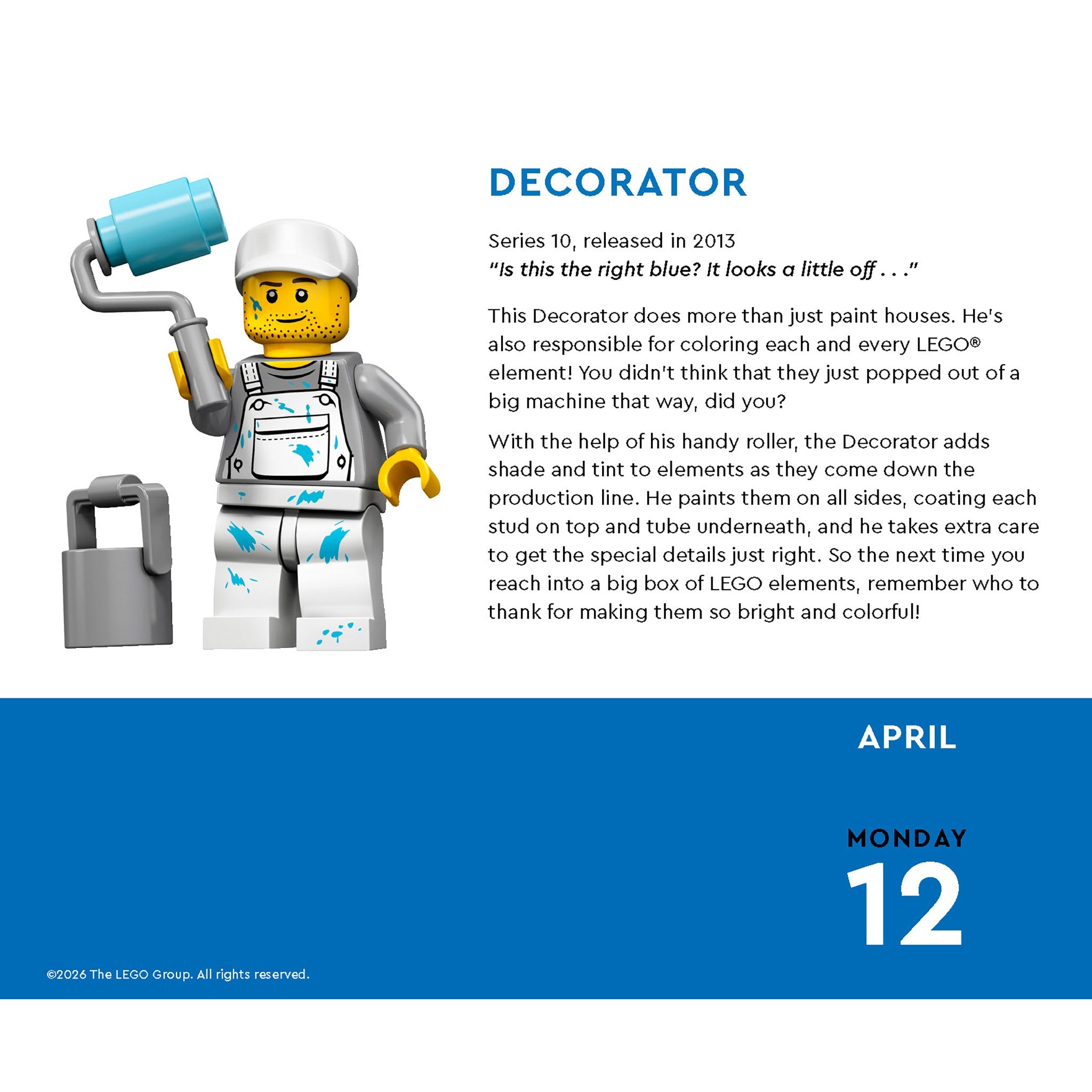 LEGO Minifigure a Day 2027 Box Calendar