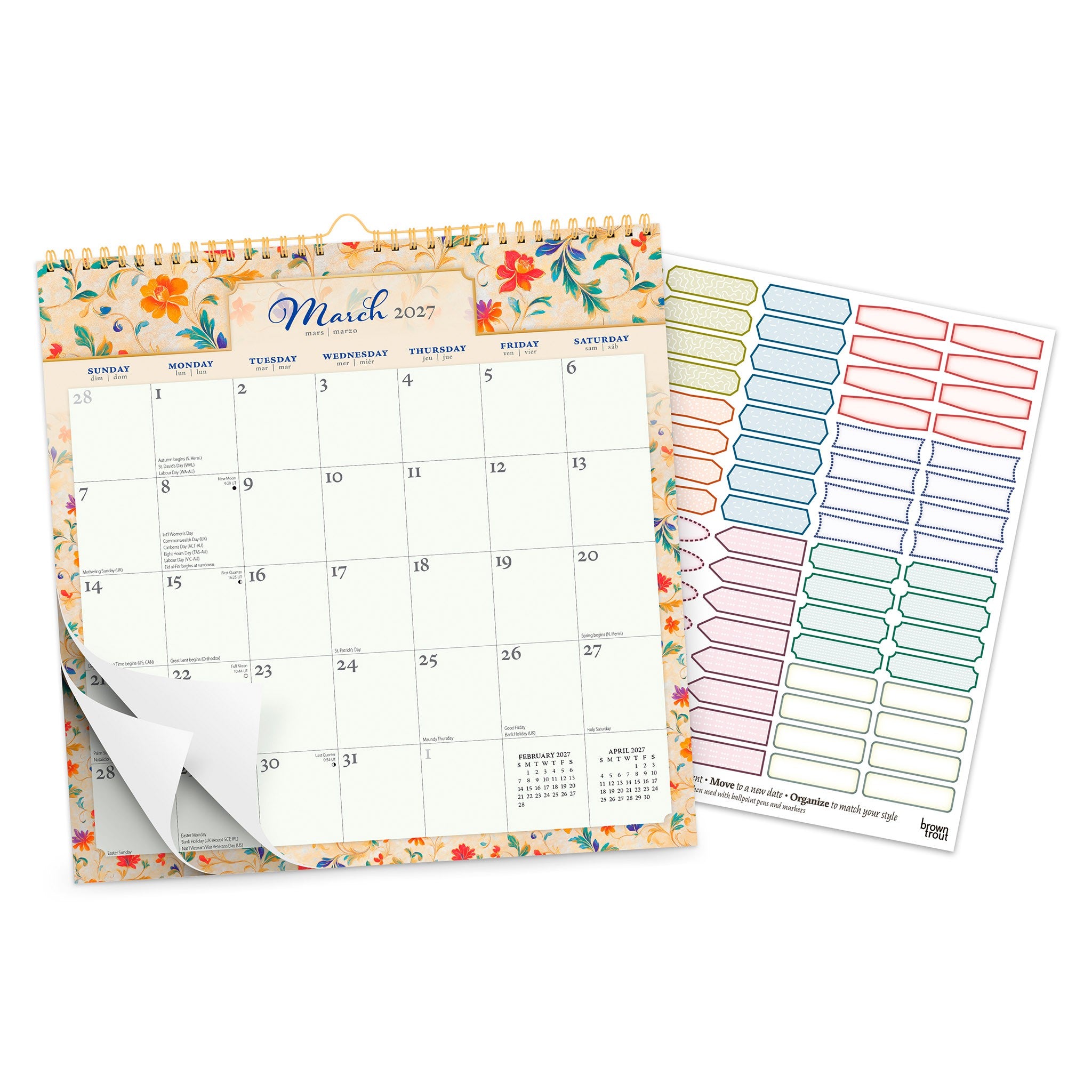 Tuscan Delight 2027 Wall Calendar - Online Only