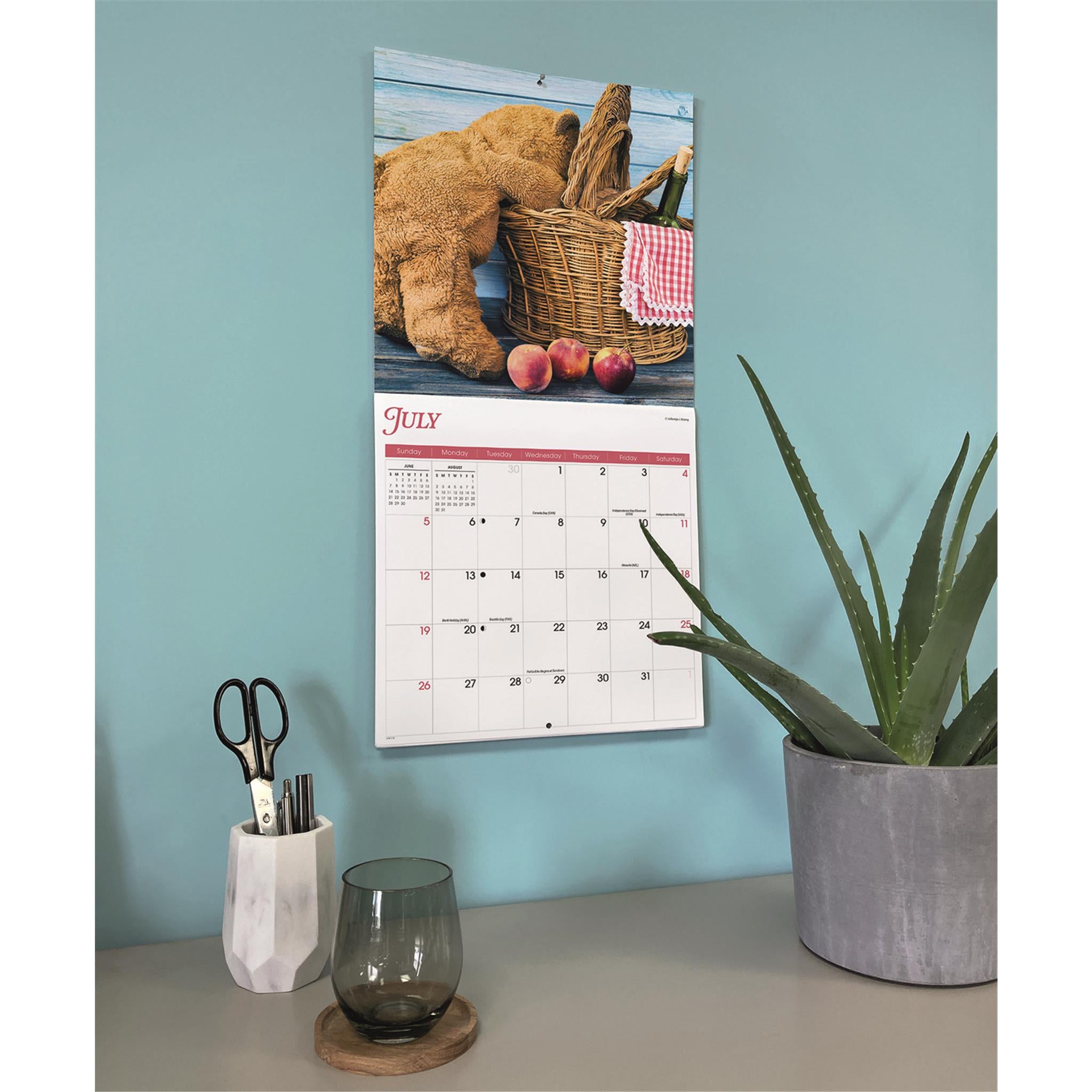 Teddy Bears 2026 Wall Calendar