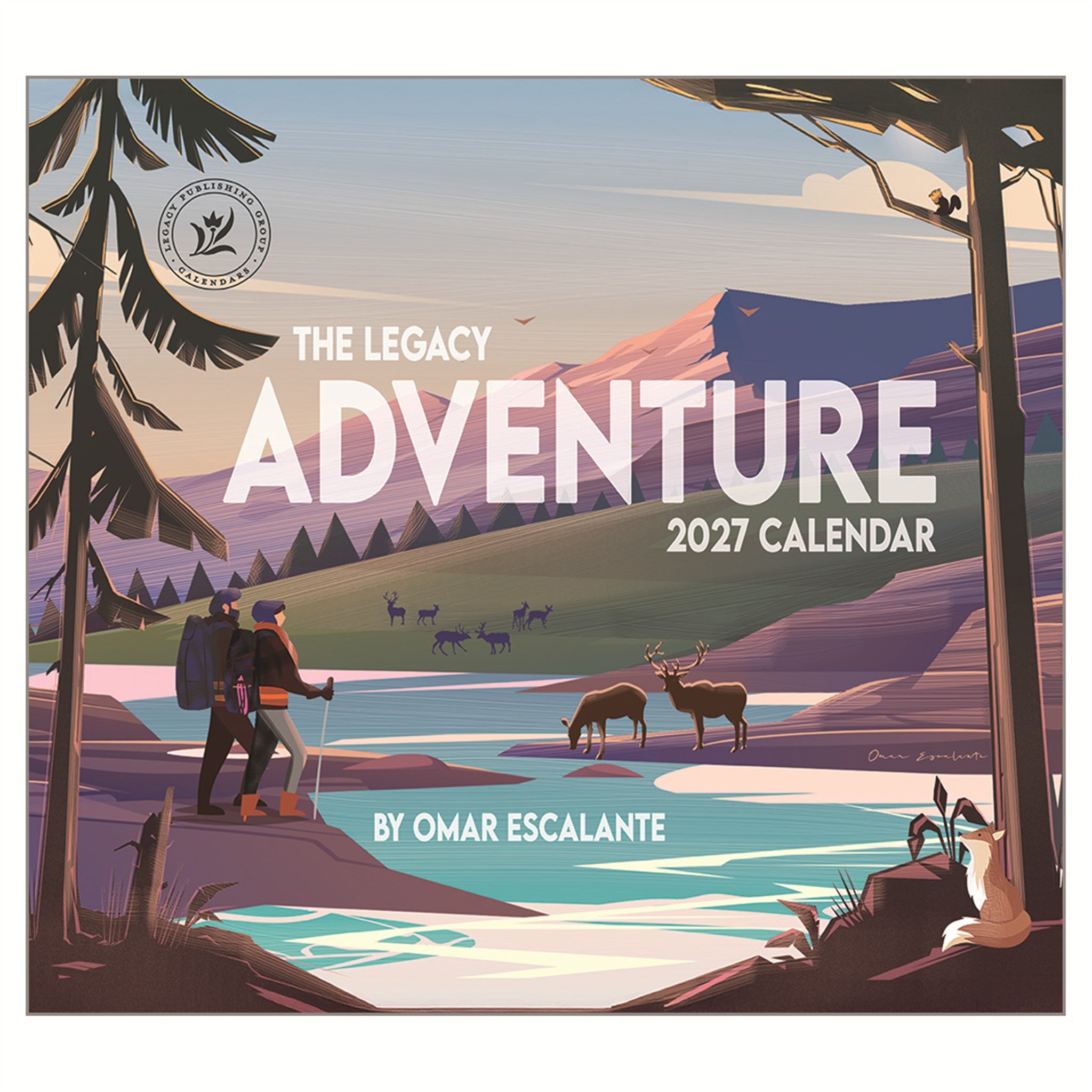 Calendrier mural Aventure 2027