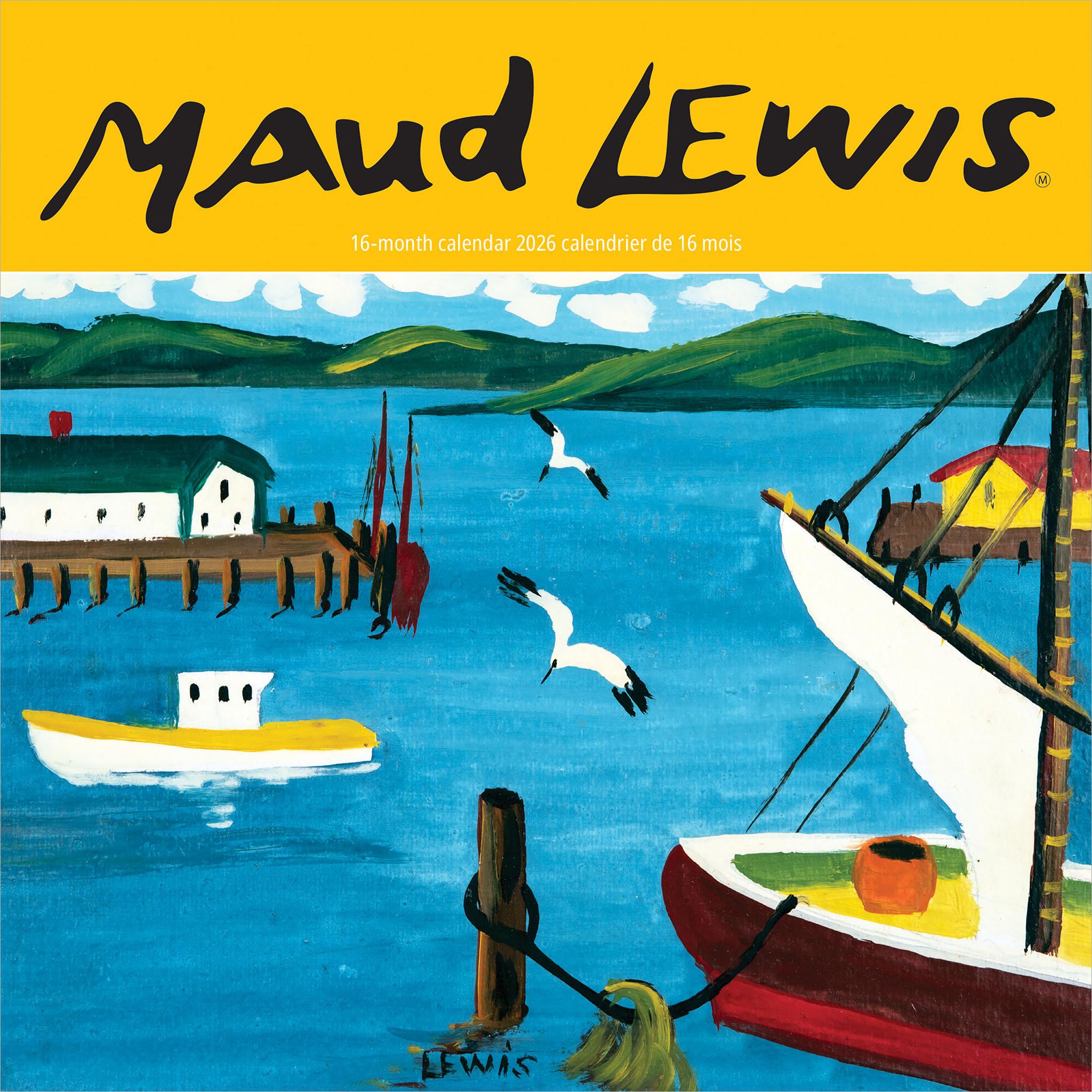 Mini-calendrier Maud Lewis 2026