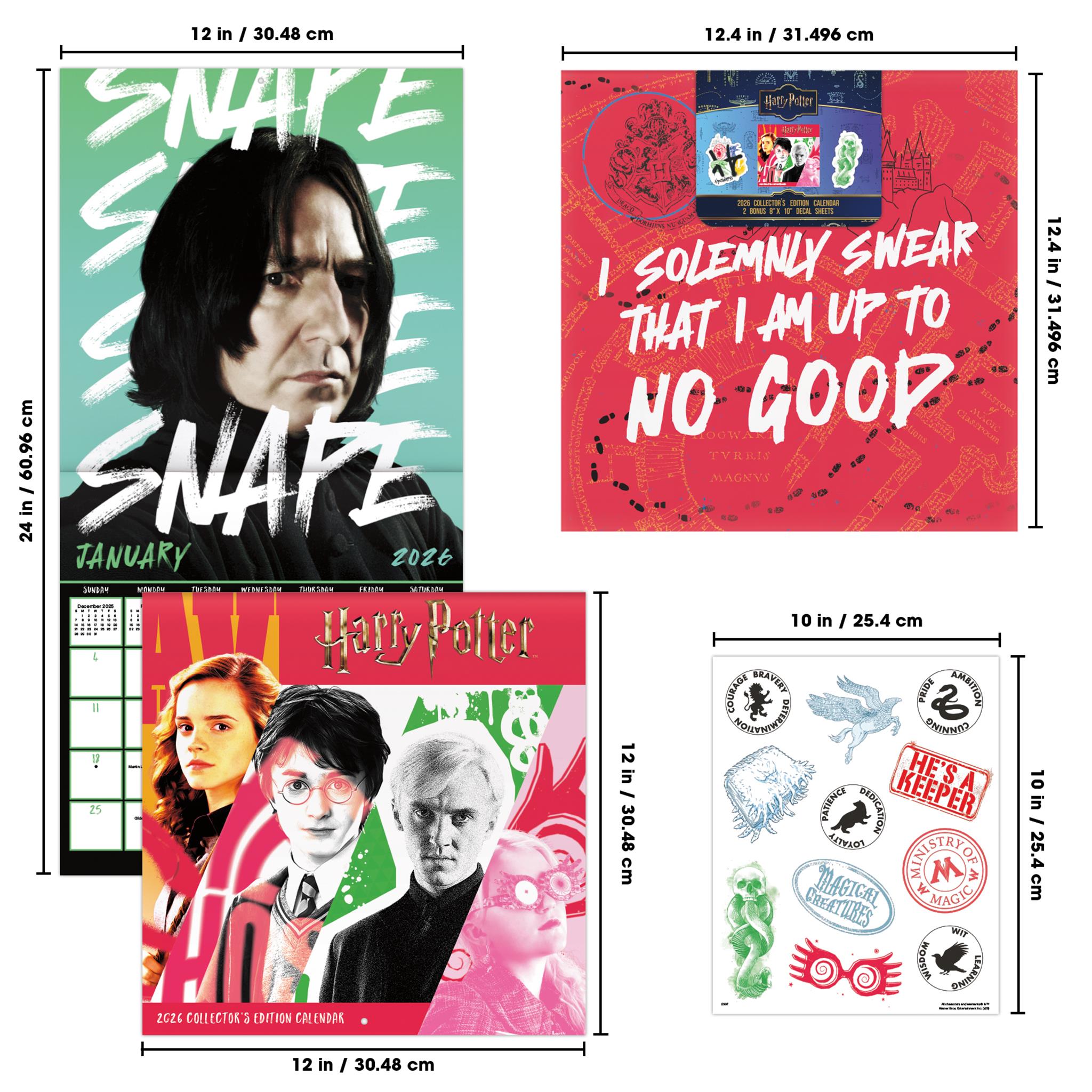 Calendrier mural Harry Potter Édition Collector 2026