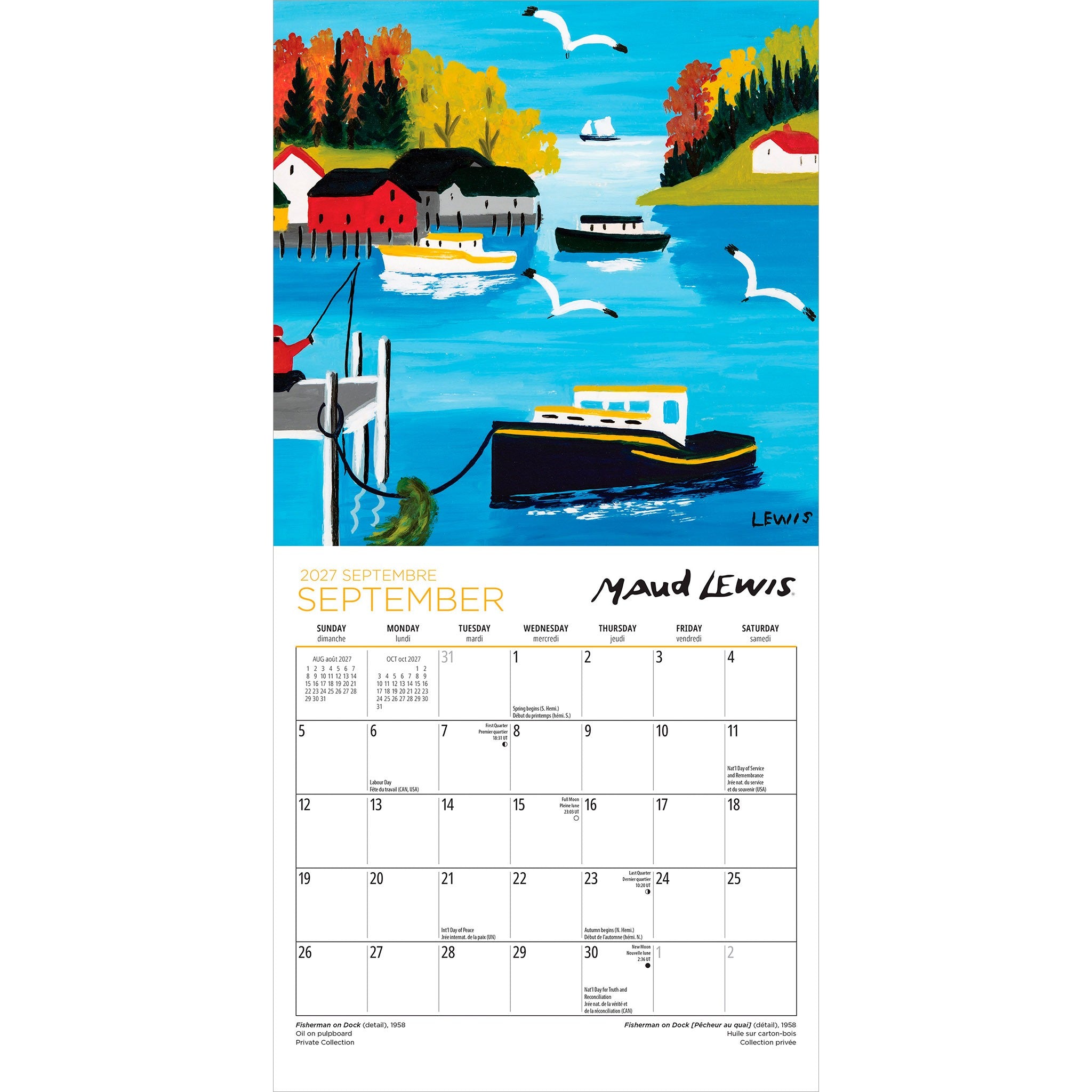 Maud Lewis 2027 Mini Calendar
