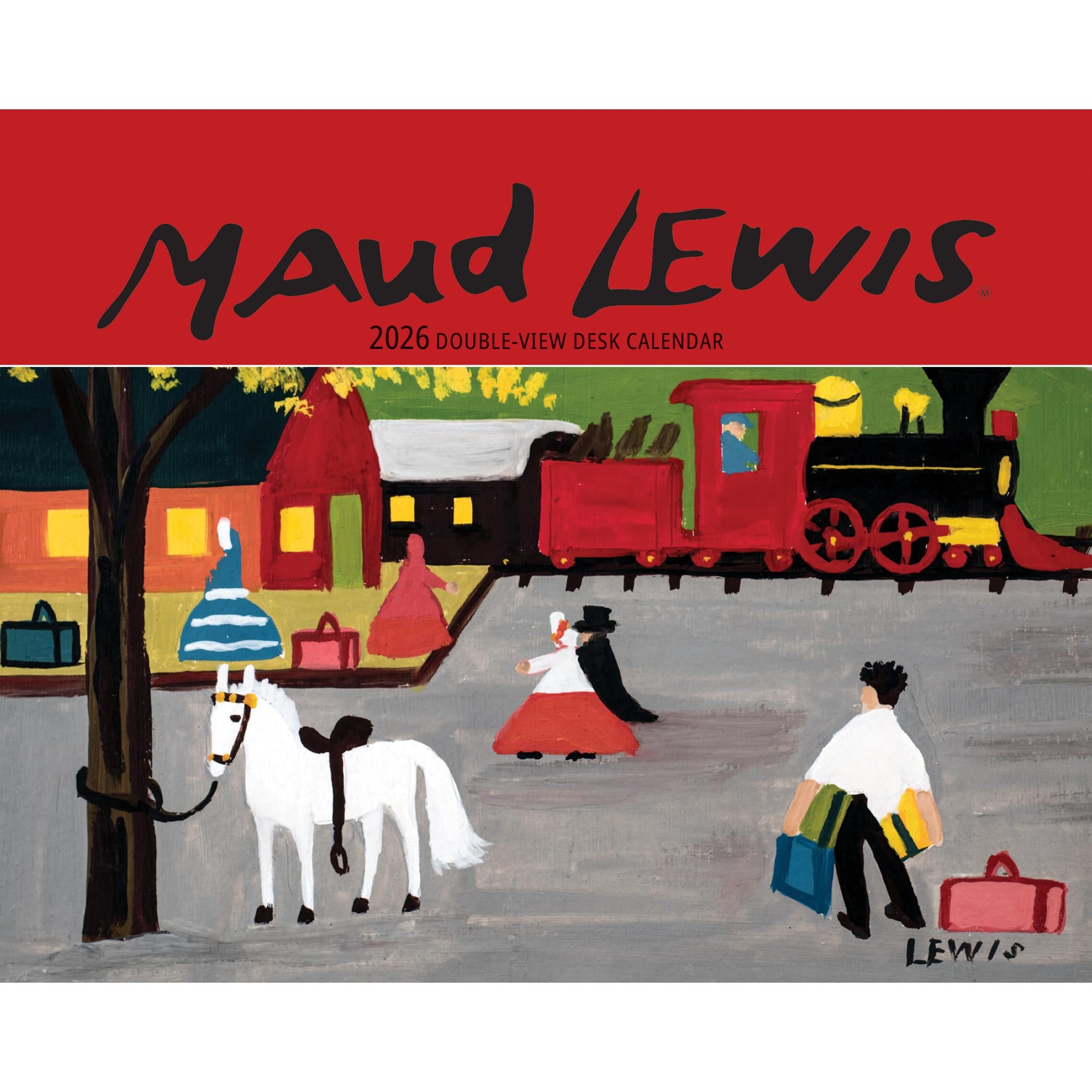 Calendrier chevalet à double vue Maud Lewis 2026