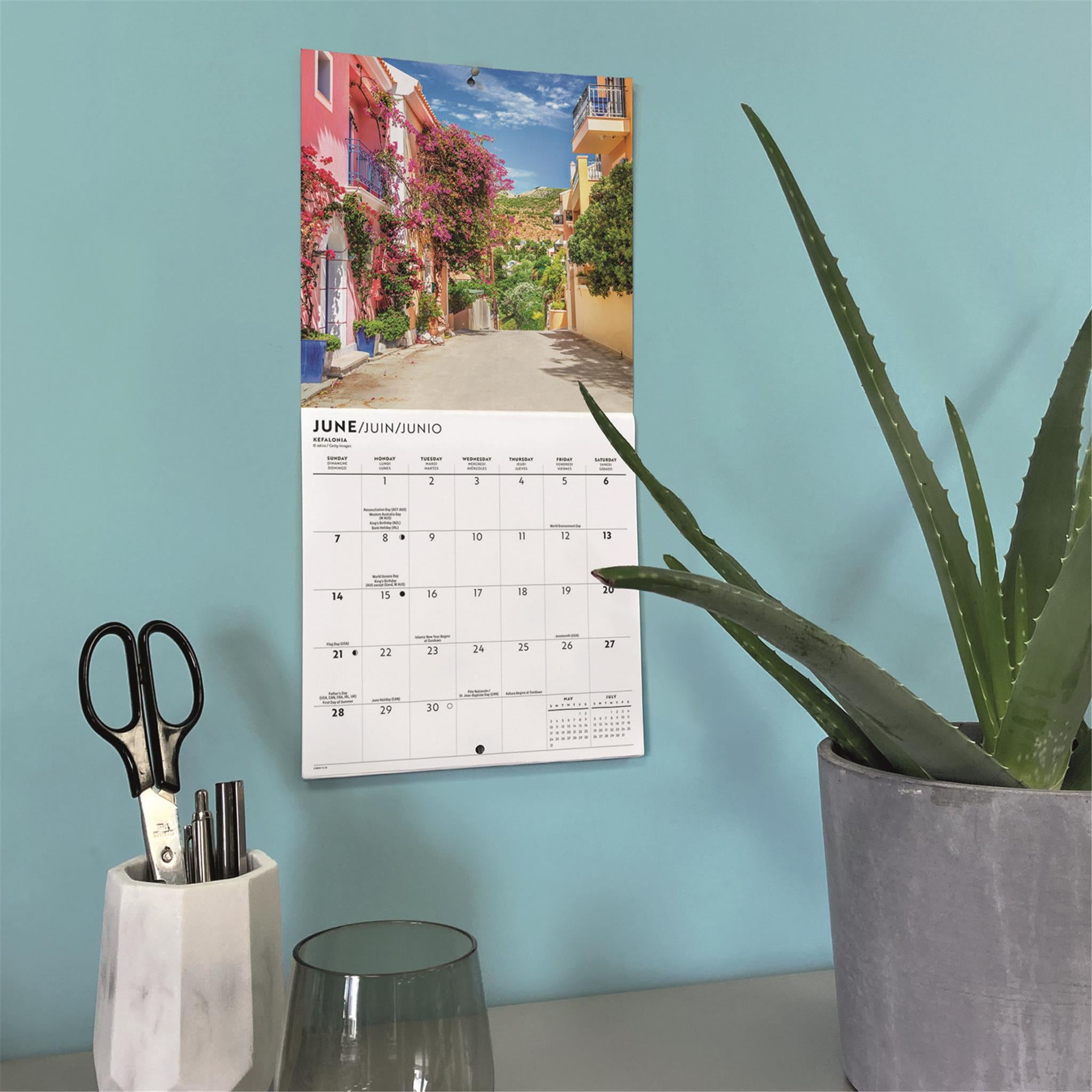 Greek Isles 2026 Mini Calendar