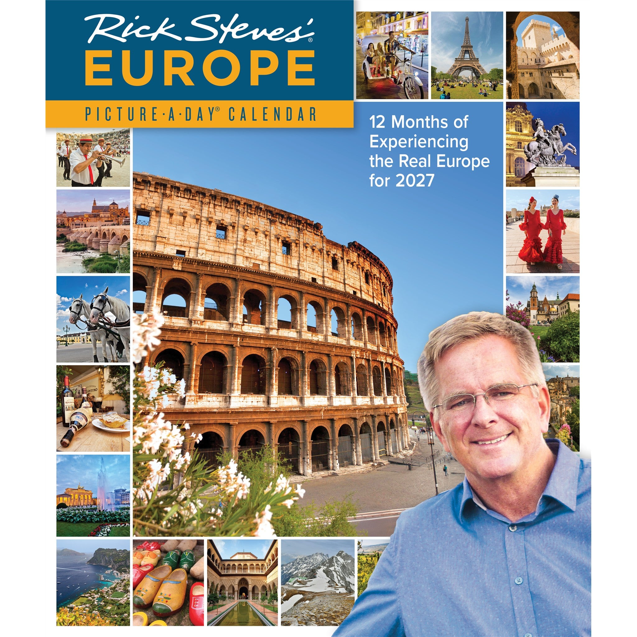 Rick Steves' Europe 365 2027 Wall Calendar