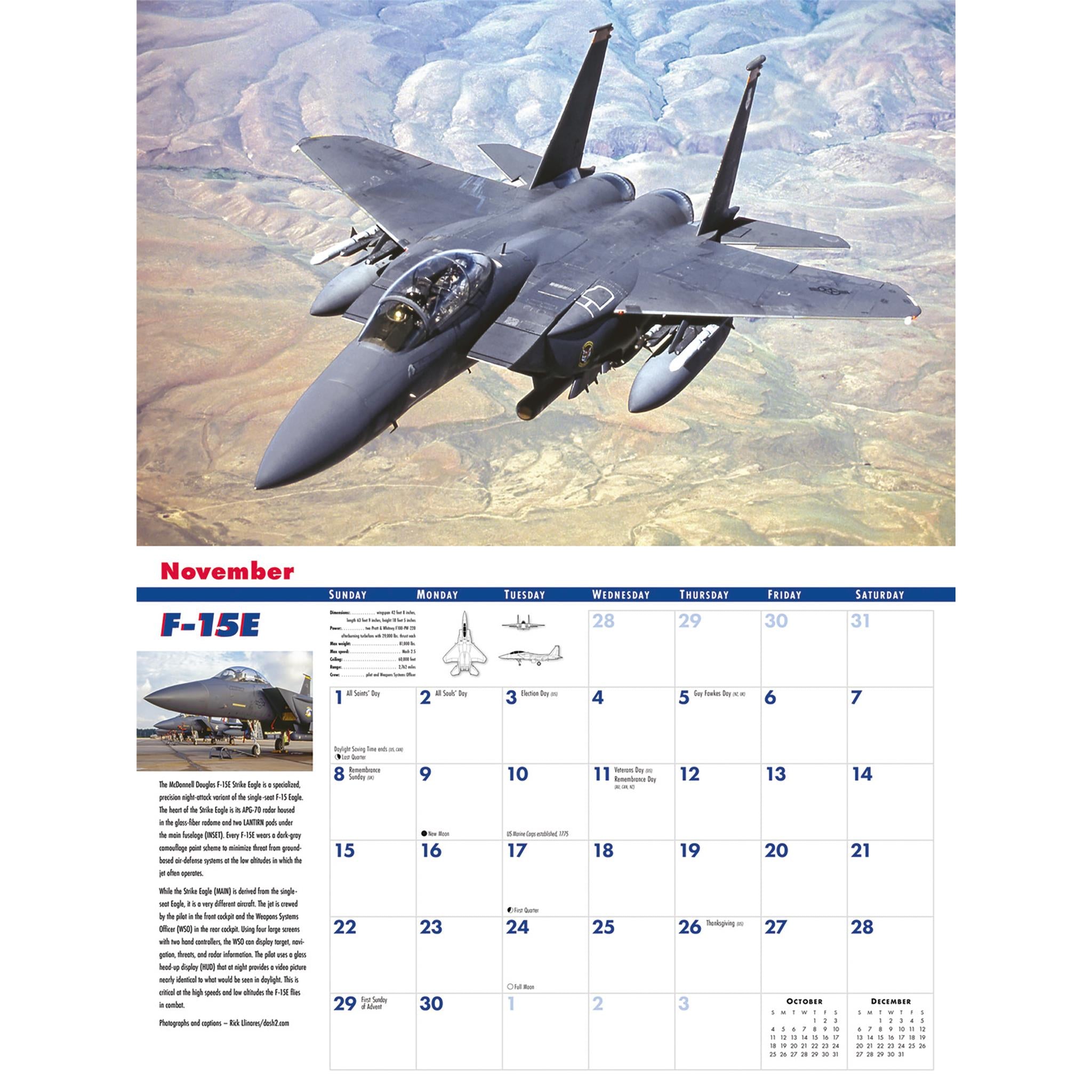 Calendrier mural de luxe Above And Beyond 2026