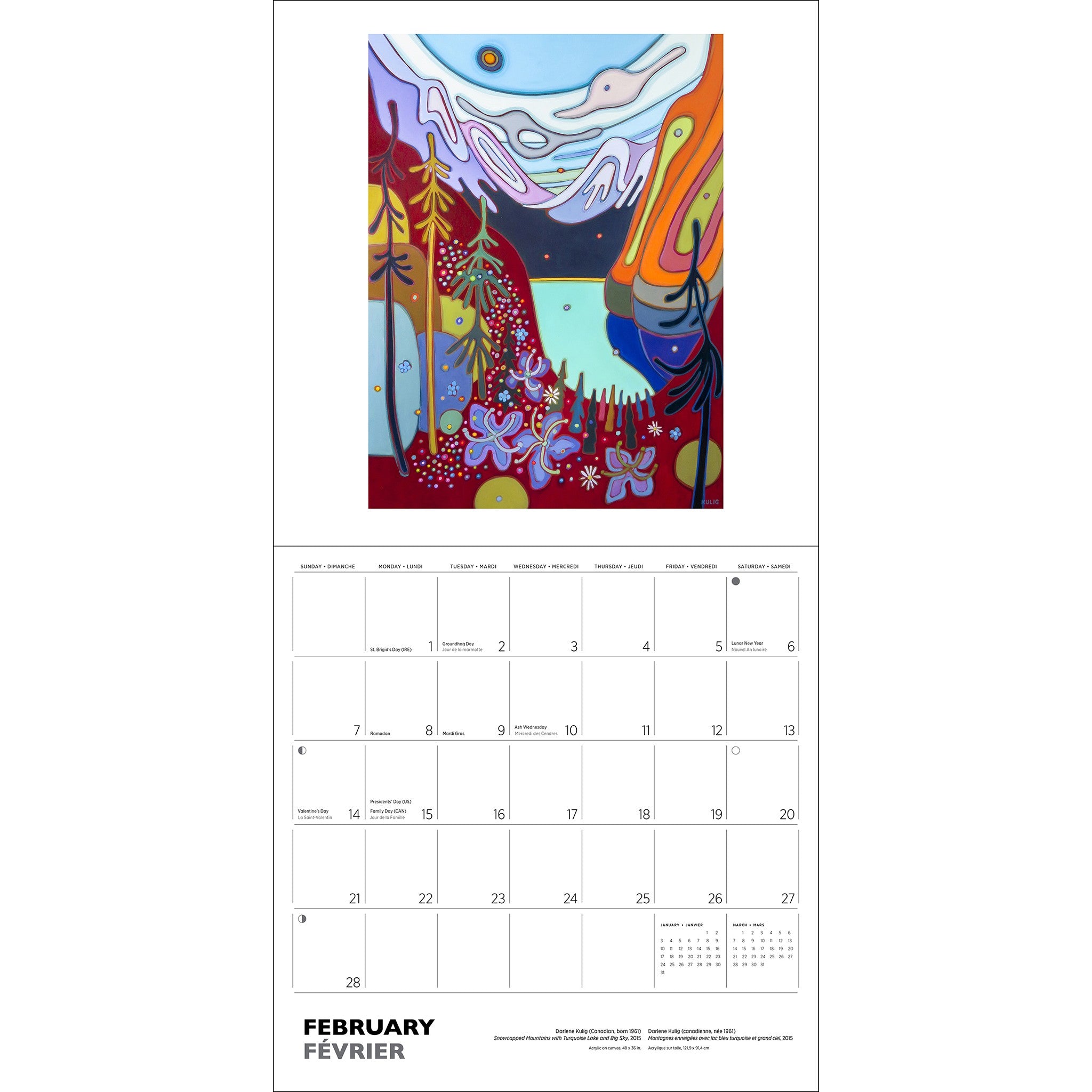Darlene Kulig 2027 Wall Calendar