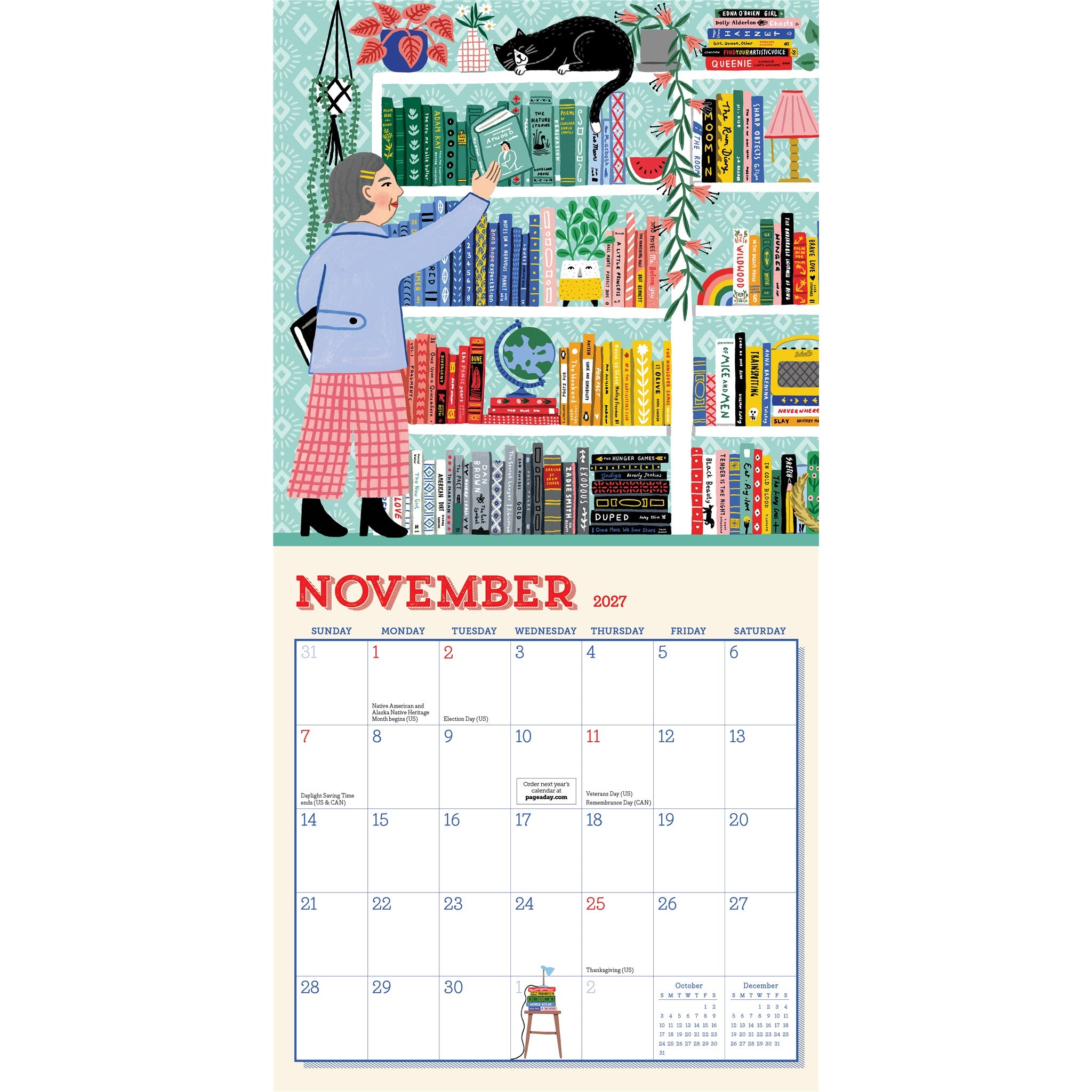 Book Nerd 2027 Mini Calendar