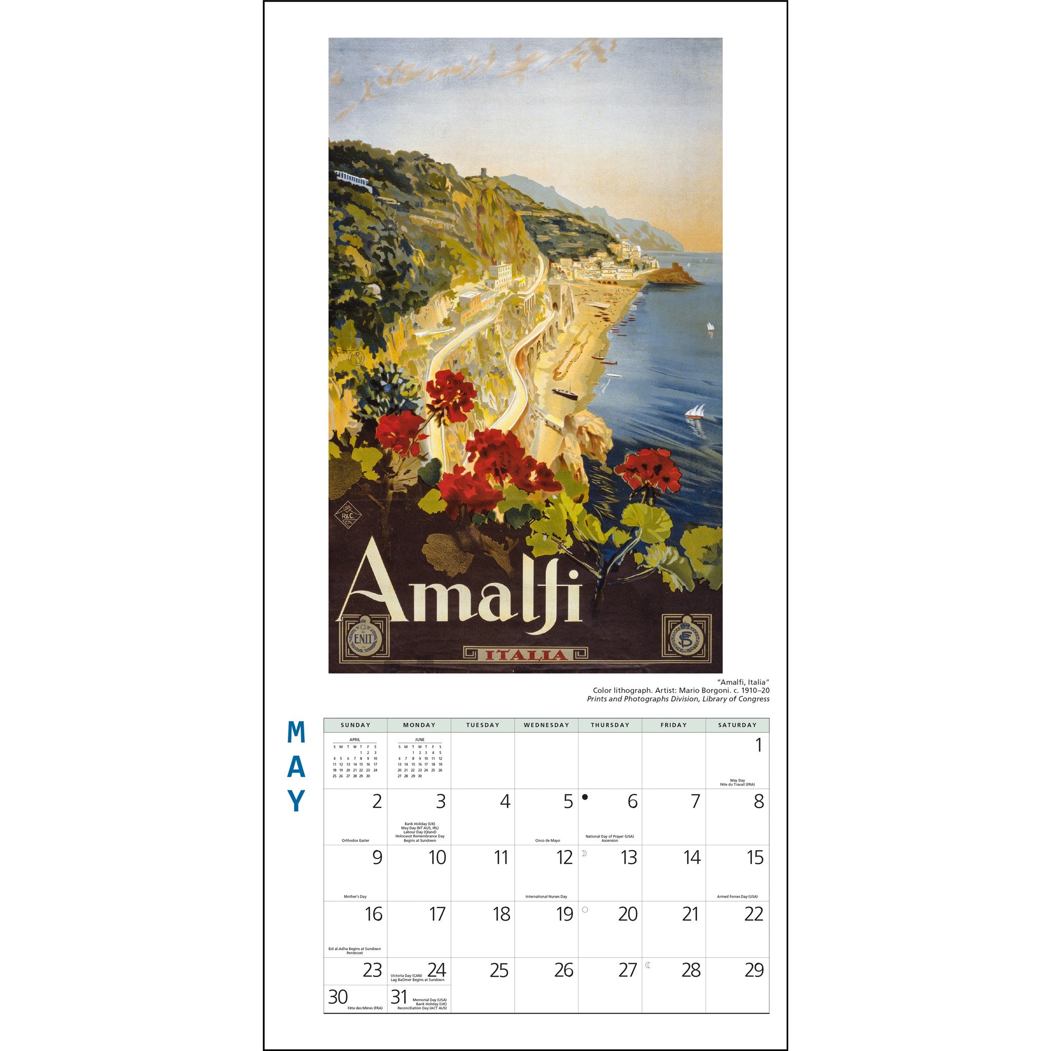 Mini-calendrier Voyage autour du monde 2027