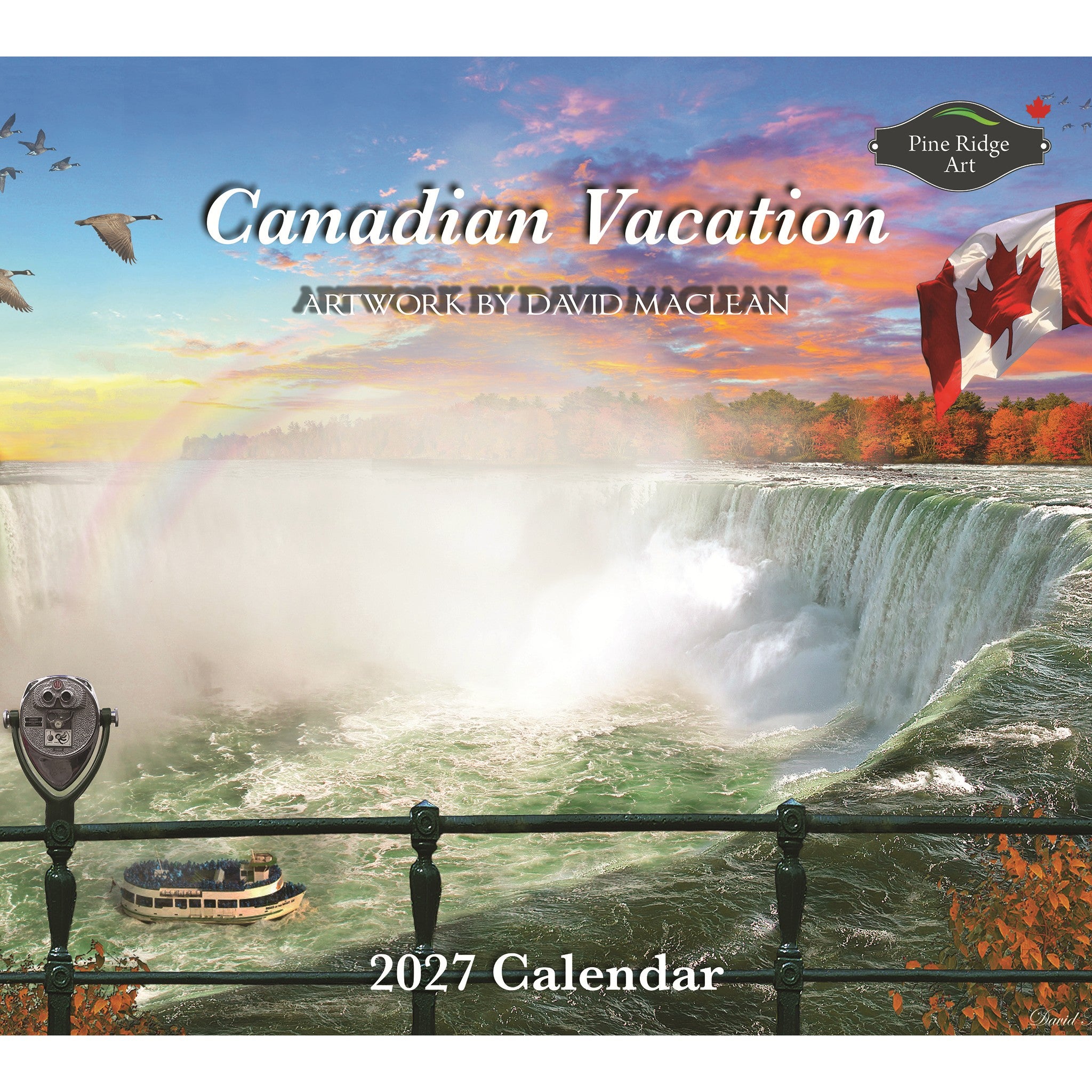 Calendrier mural Vacances canadiennes 2027